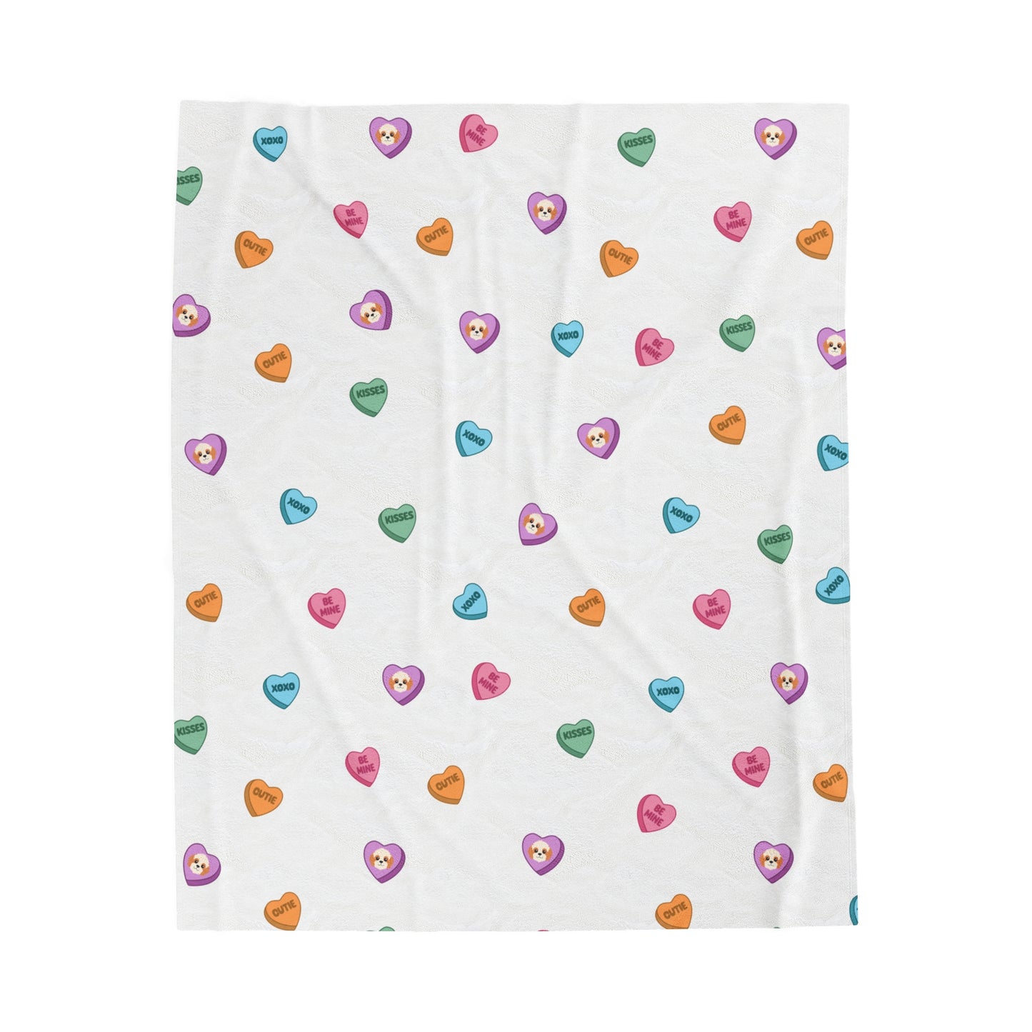 Cavapoo Kisses Plush Blanket