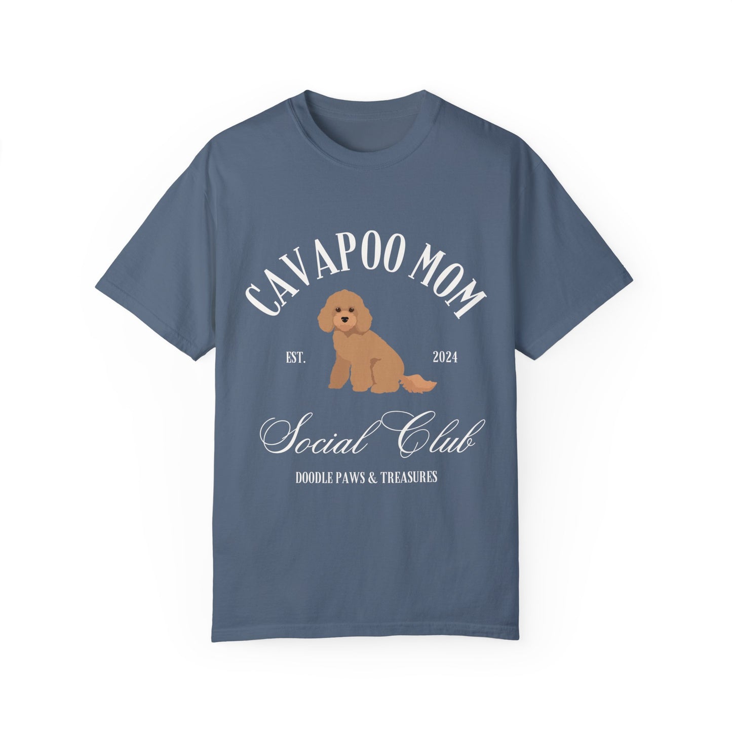 Ruby Cavapoo Mom Social Club - Comfort Colors T-Shirt (Oversized Fit)