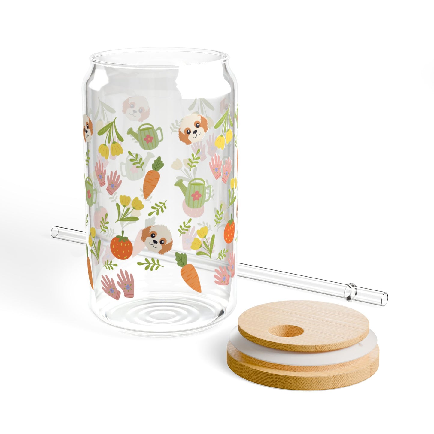 Gardening Fruit Pup Sipper Glass