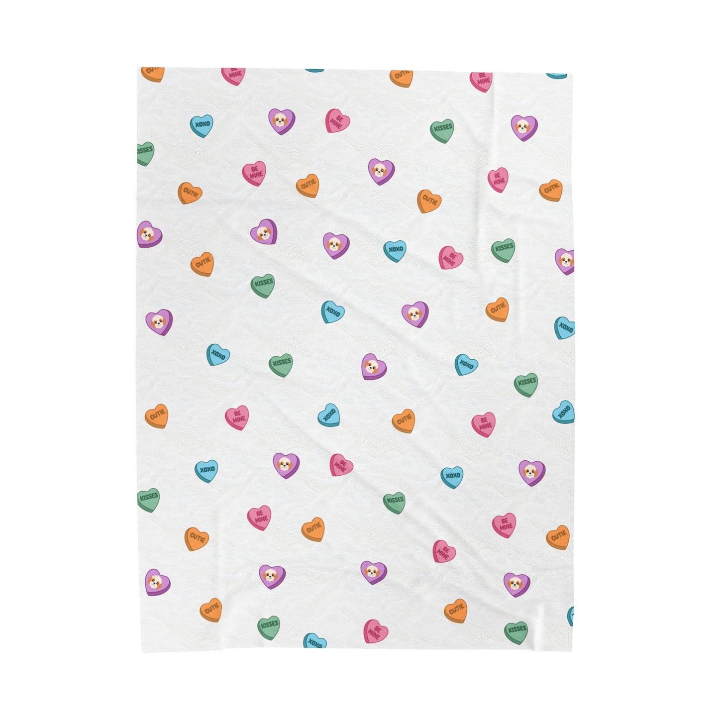 Cavapoo Kisses Plush Blanket
