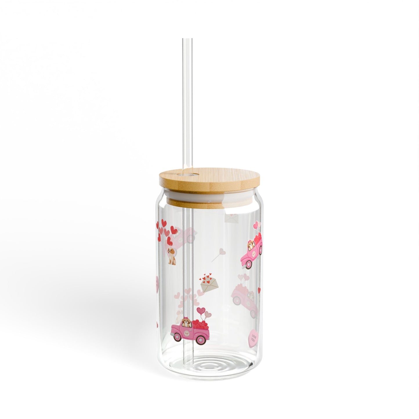 Doodle Be Mine Sipper Glass