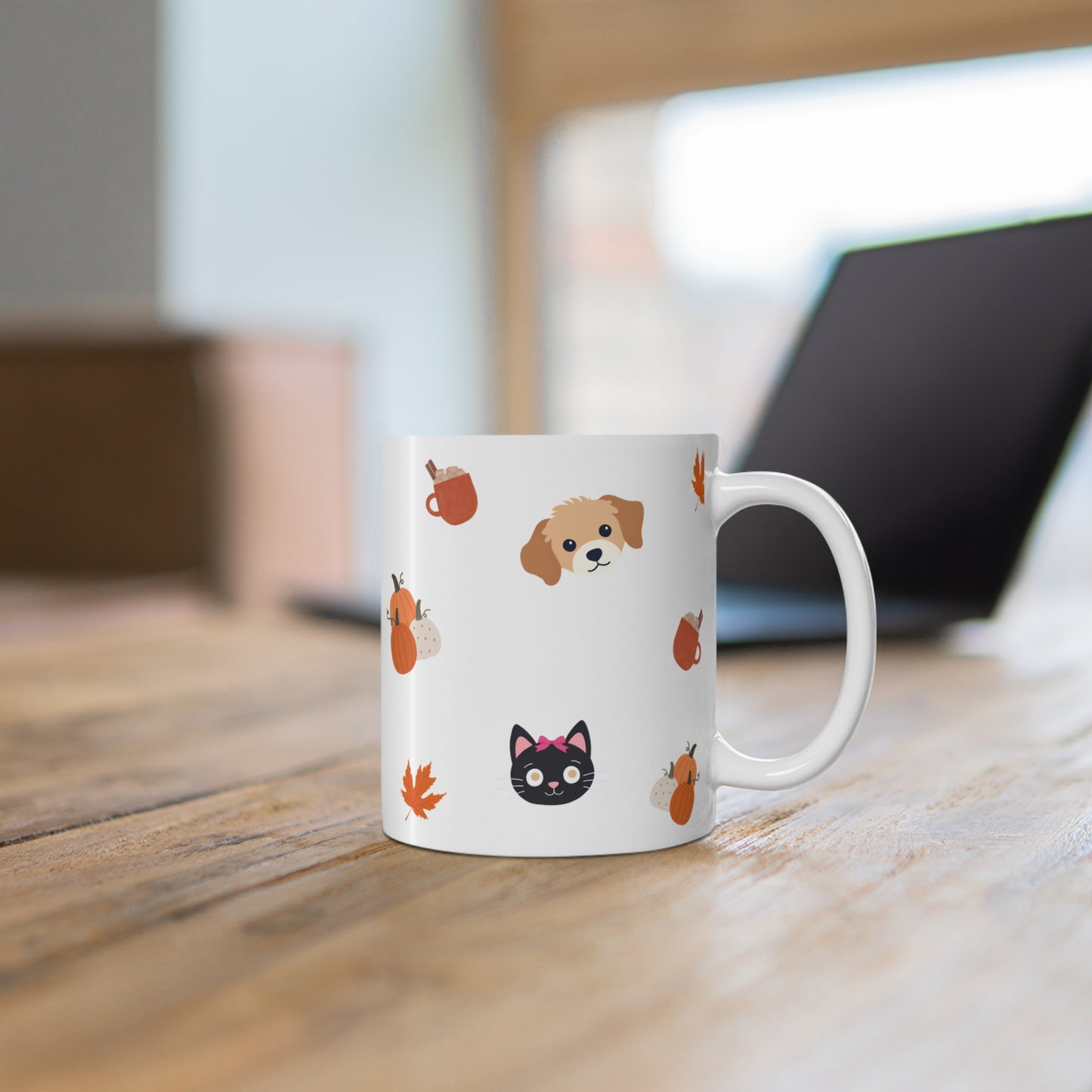Archie & Luna's Fall Ceramic Mug