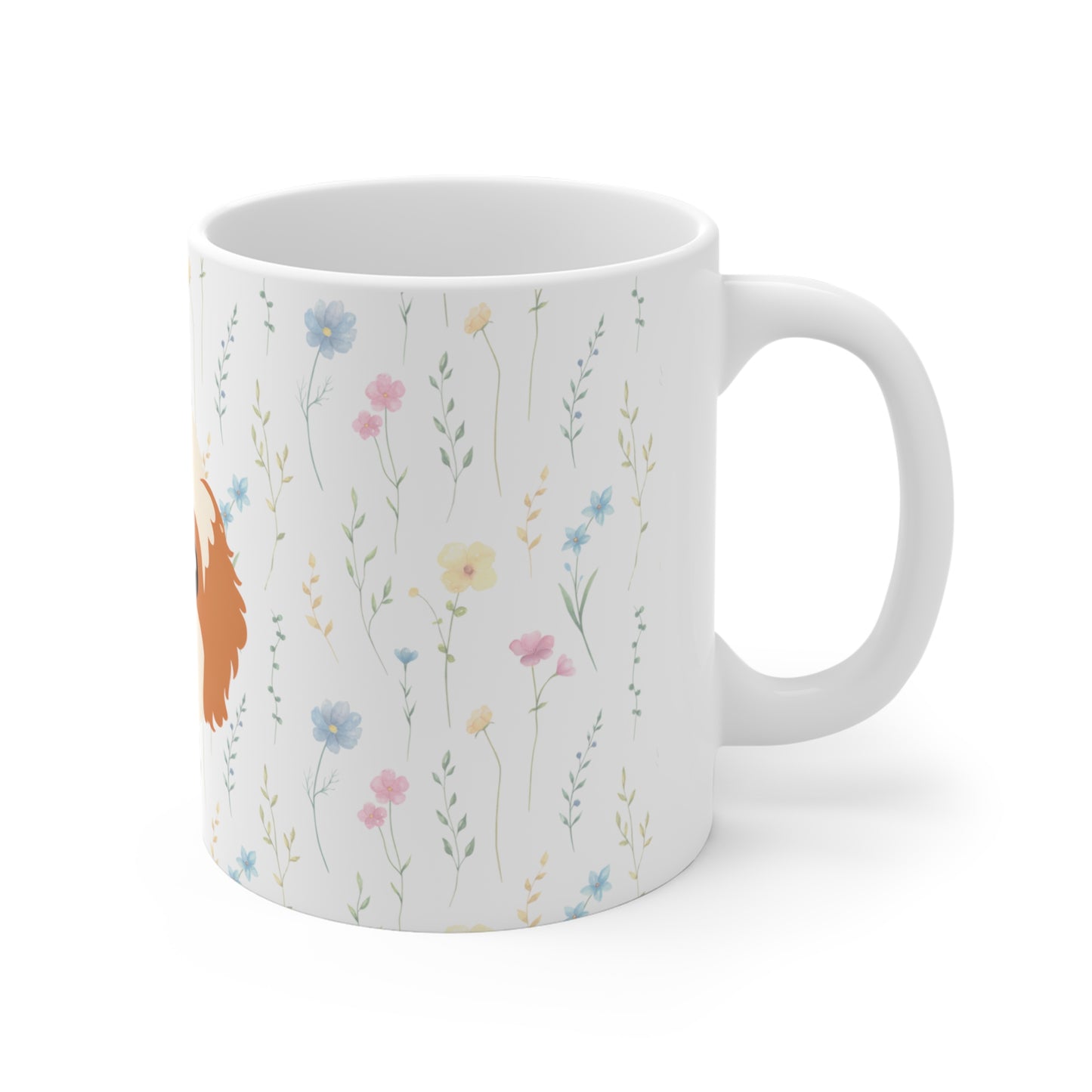 Cavapoo Blossoms Ceramic Mug