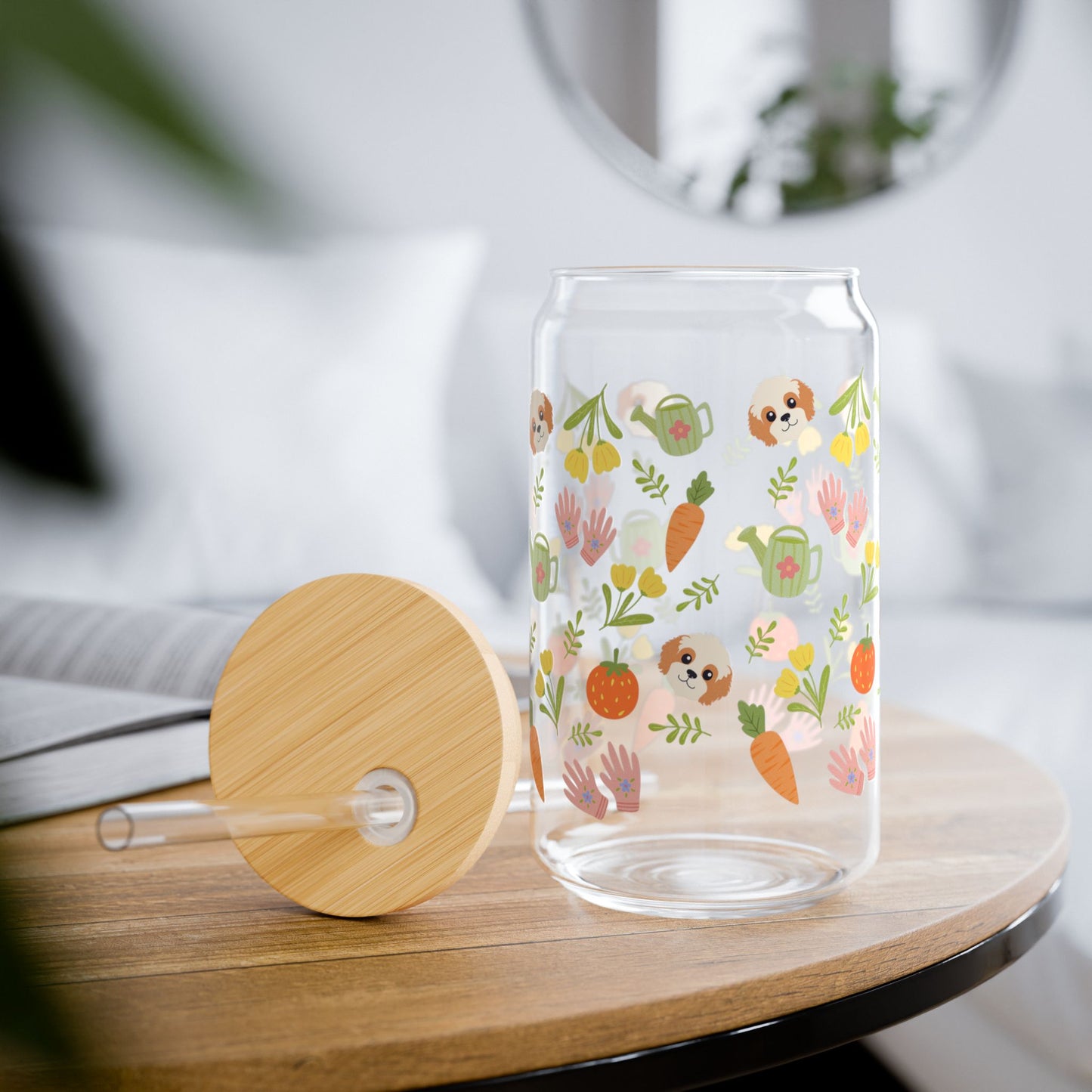 Gardening Fruit Pup Sipper Glass