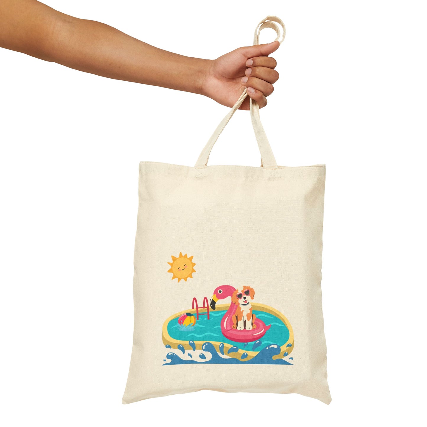 Doodle Day Canvas Tote Bag
