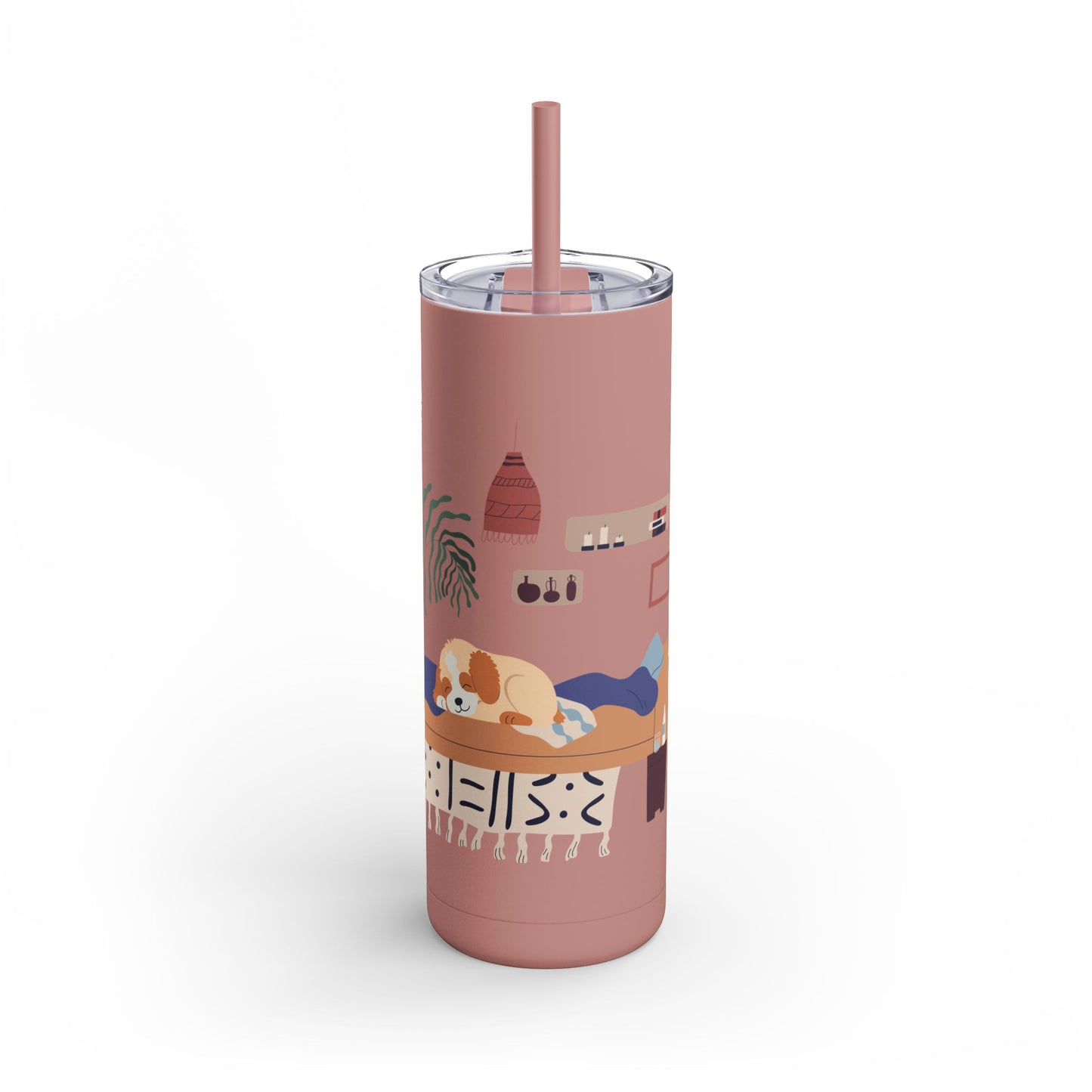 Cozy Pup Skinny Matte Tumbler