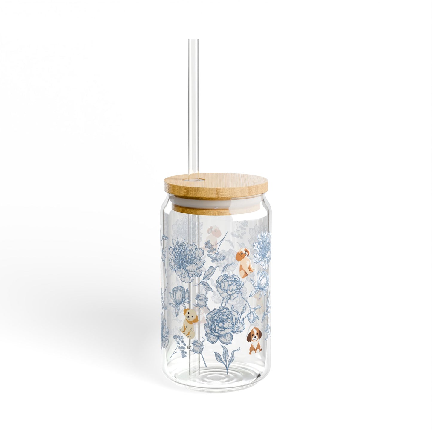 London Fog Doodle Pups Sipper Glass