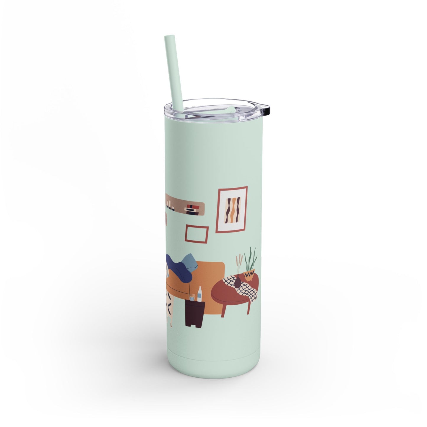 Cozy Pup Skinny Matte Tumbler