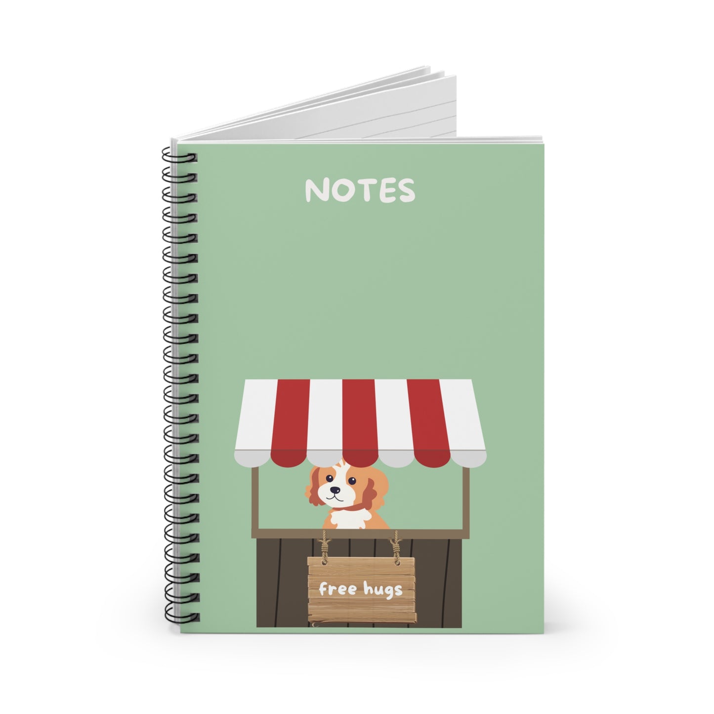 Free Hugs Spiral Notebook