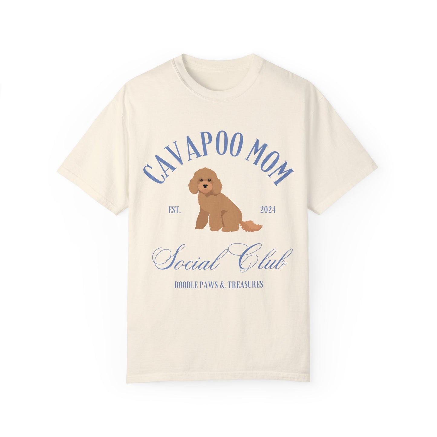 Ruby Cavapoo Mom Social Club - Comfort Colors T-Shirt (Oversized Fit)