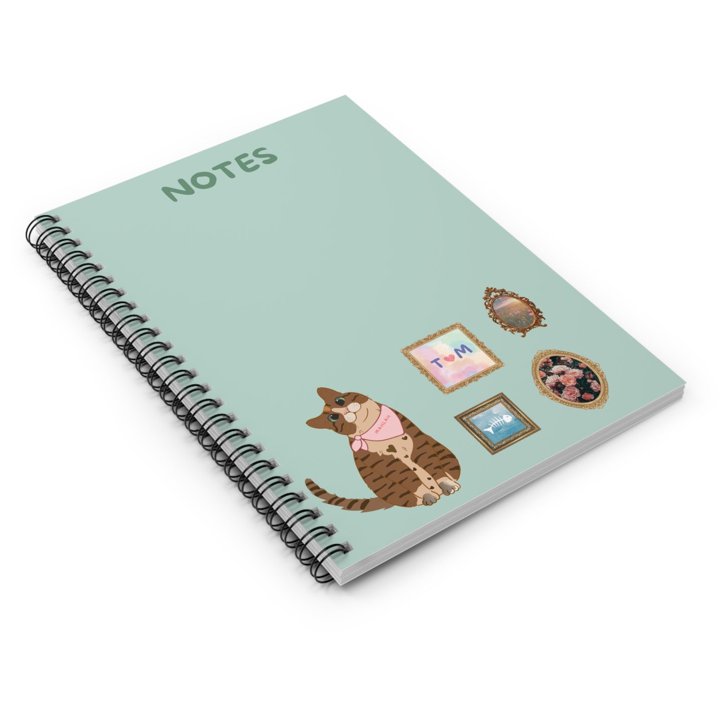 Mahlah's Wall Spiral Notebook - Ruled Line