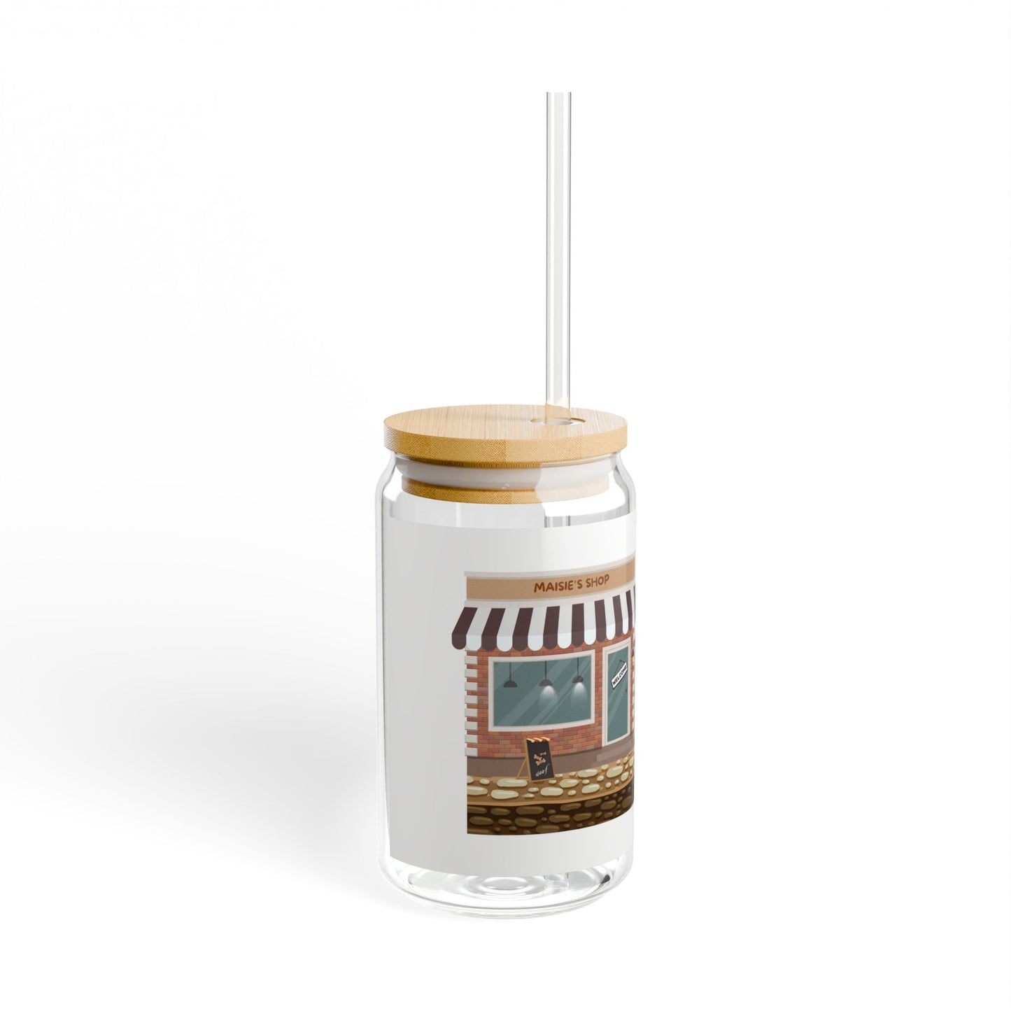 Coffee Please Cavapoo Sipper Glass