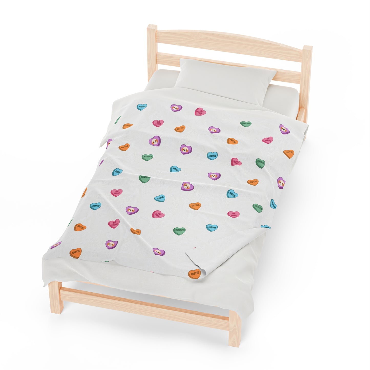 Cavapoo Kisses Plush Blanket