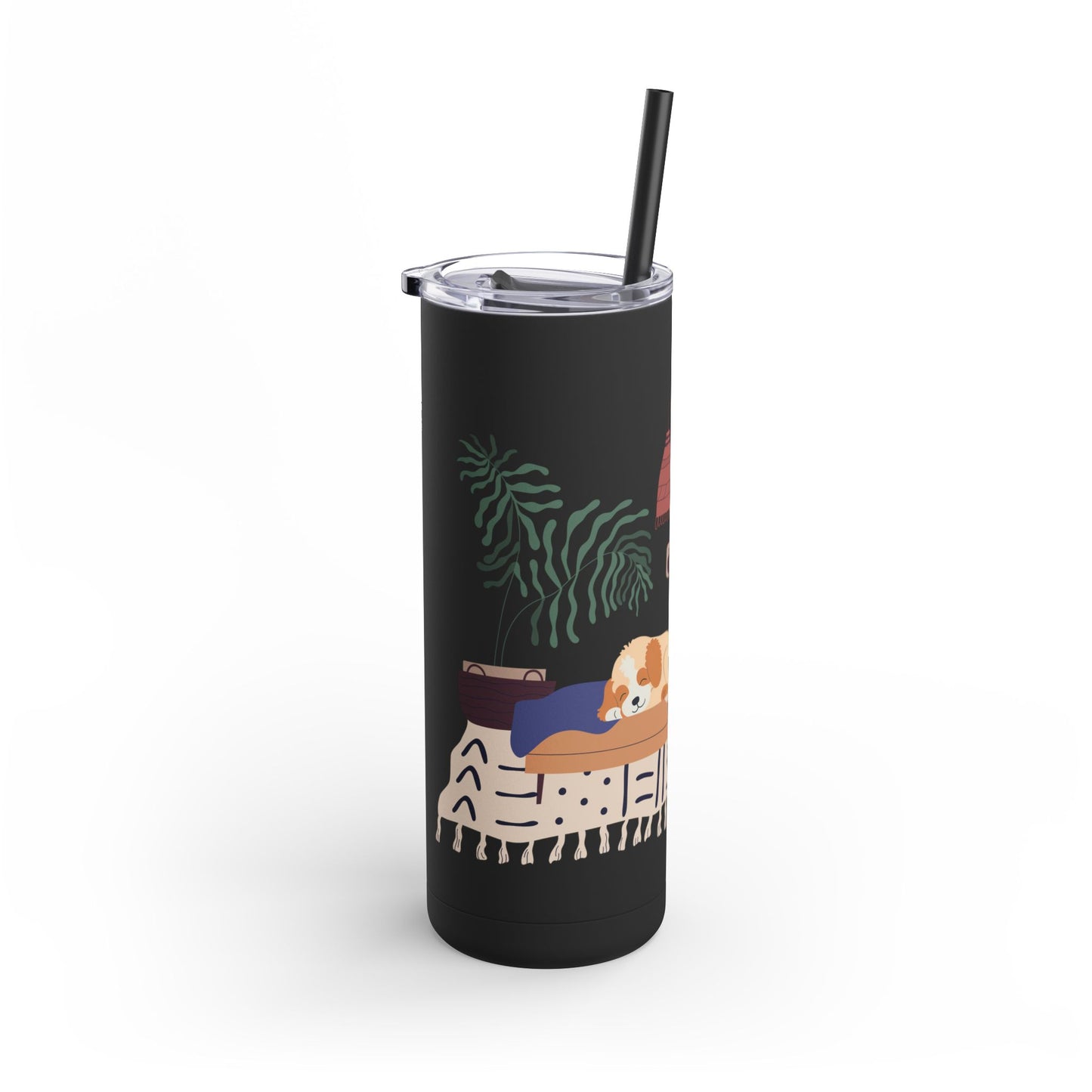 Cozy Pup Skinny Matte Tumbler