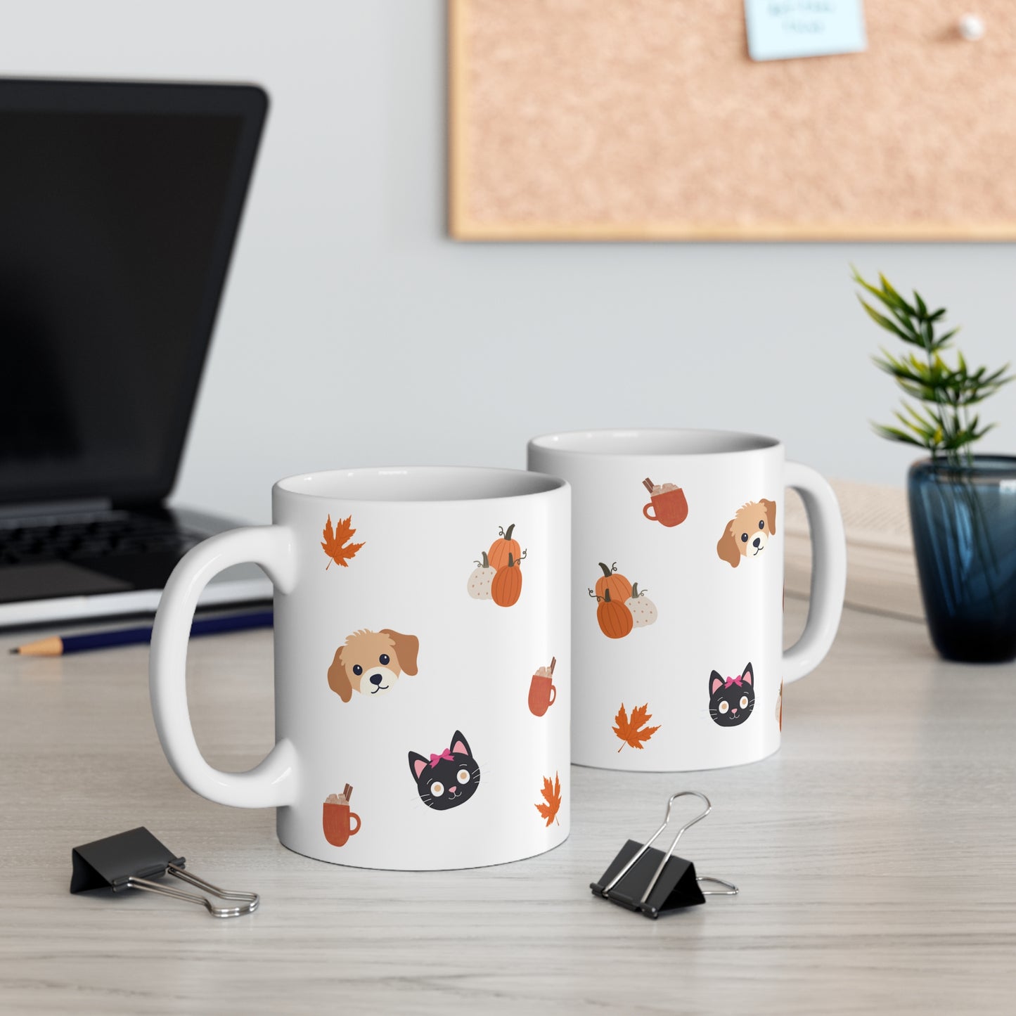 Archie & Luna's Fall Ceramic Mug