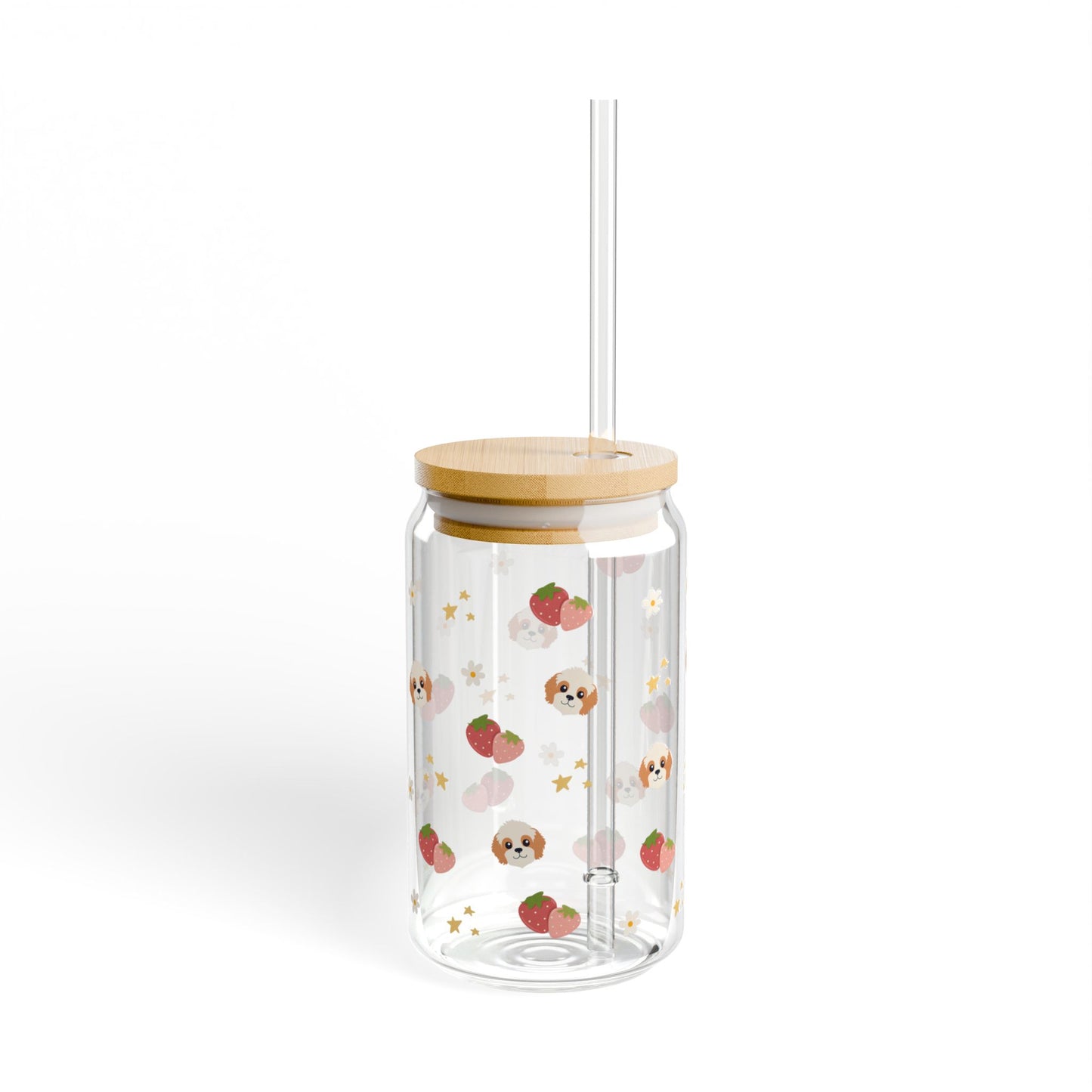 Maisie's Strawberry Delight Sipper Glass