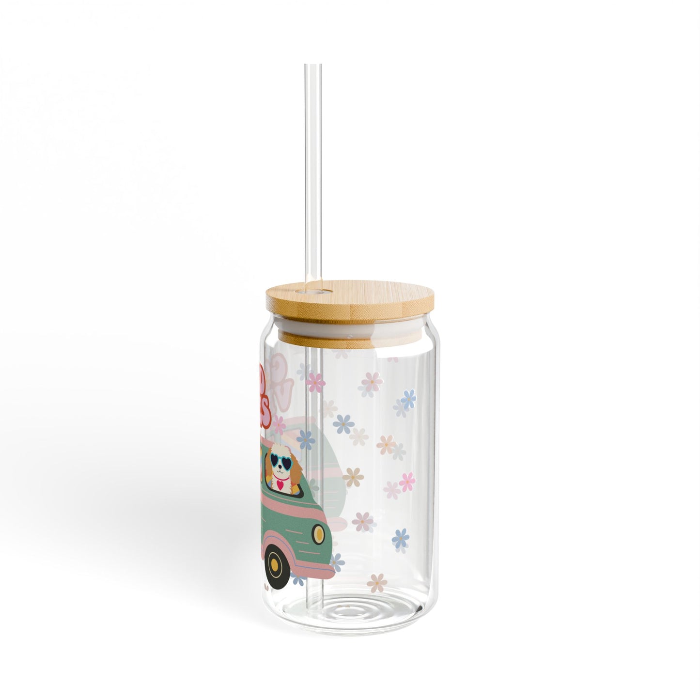 Good Vibes Sipper Glass