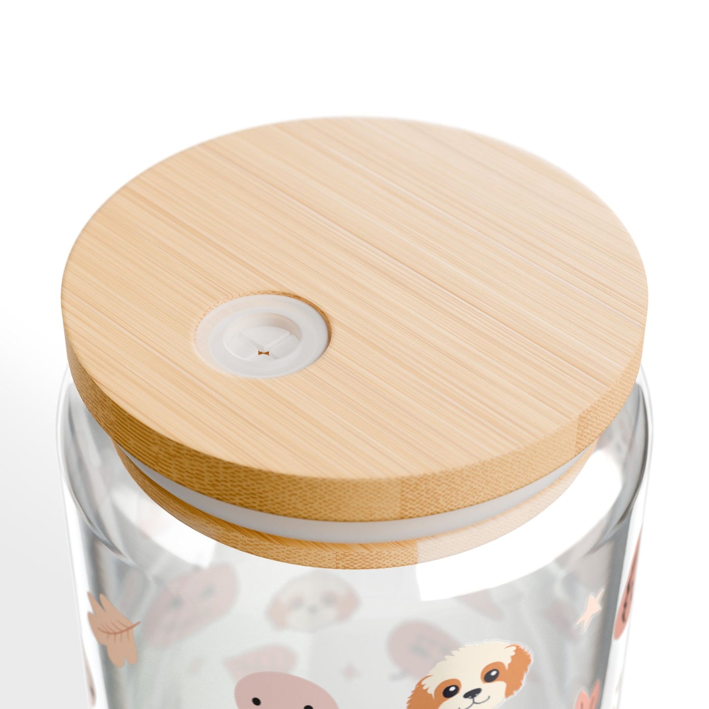 Spooky Season Cavapoo Sipper Glass
