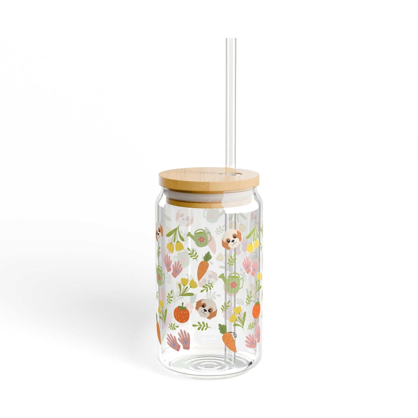 Gardening Fruit Pup Sipper Glass