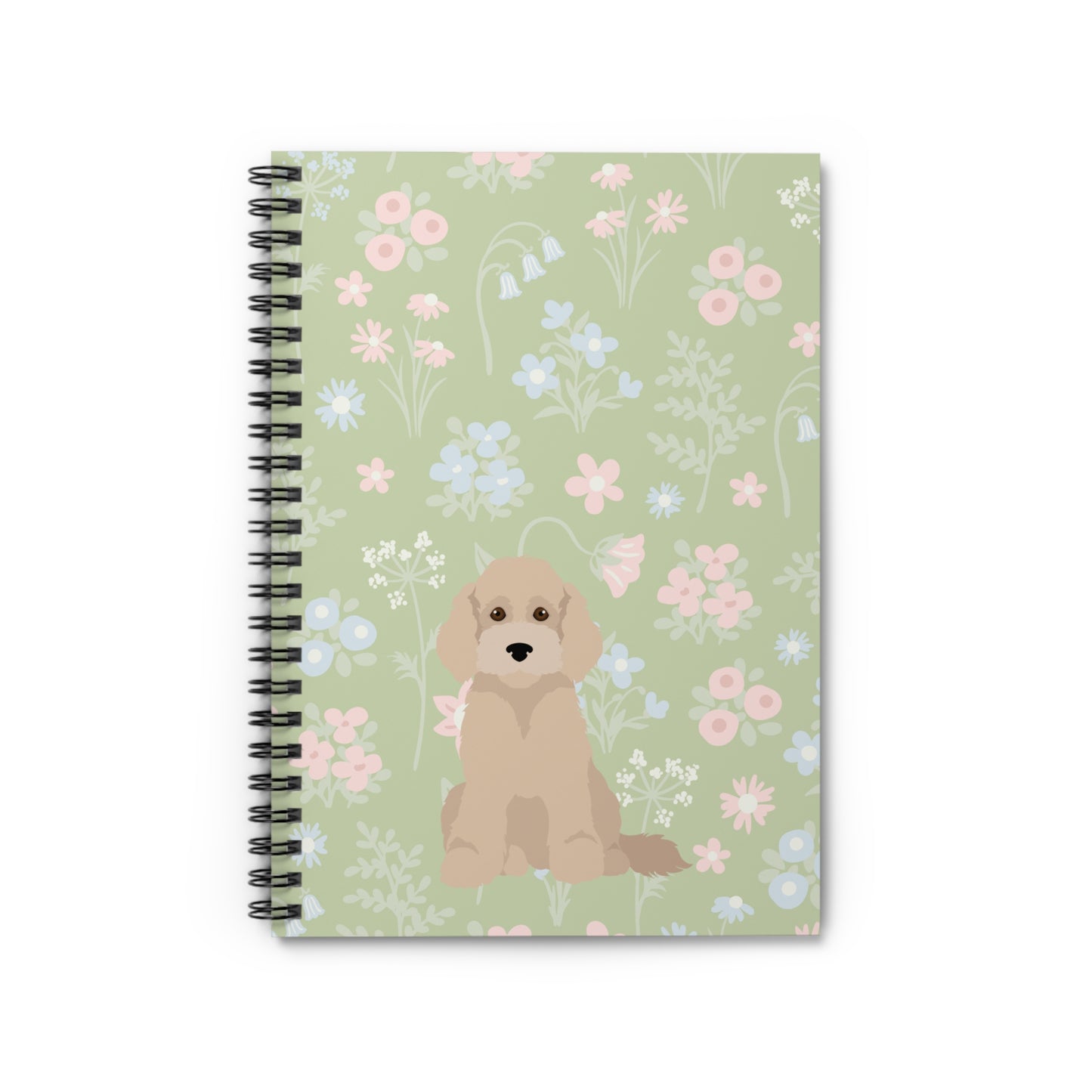 White Goldendoodle Puppy Notebook