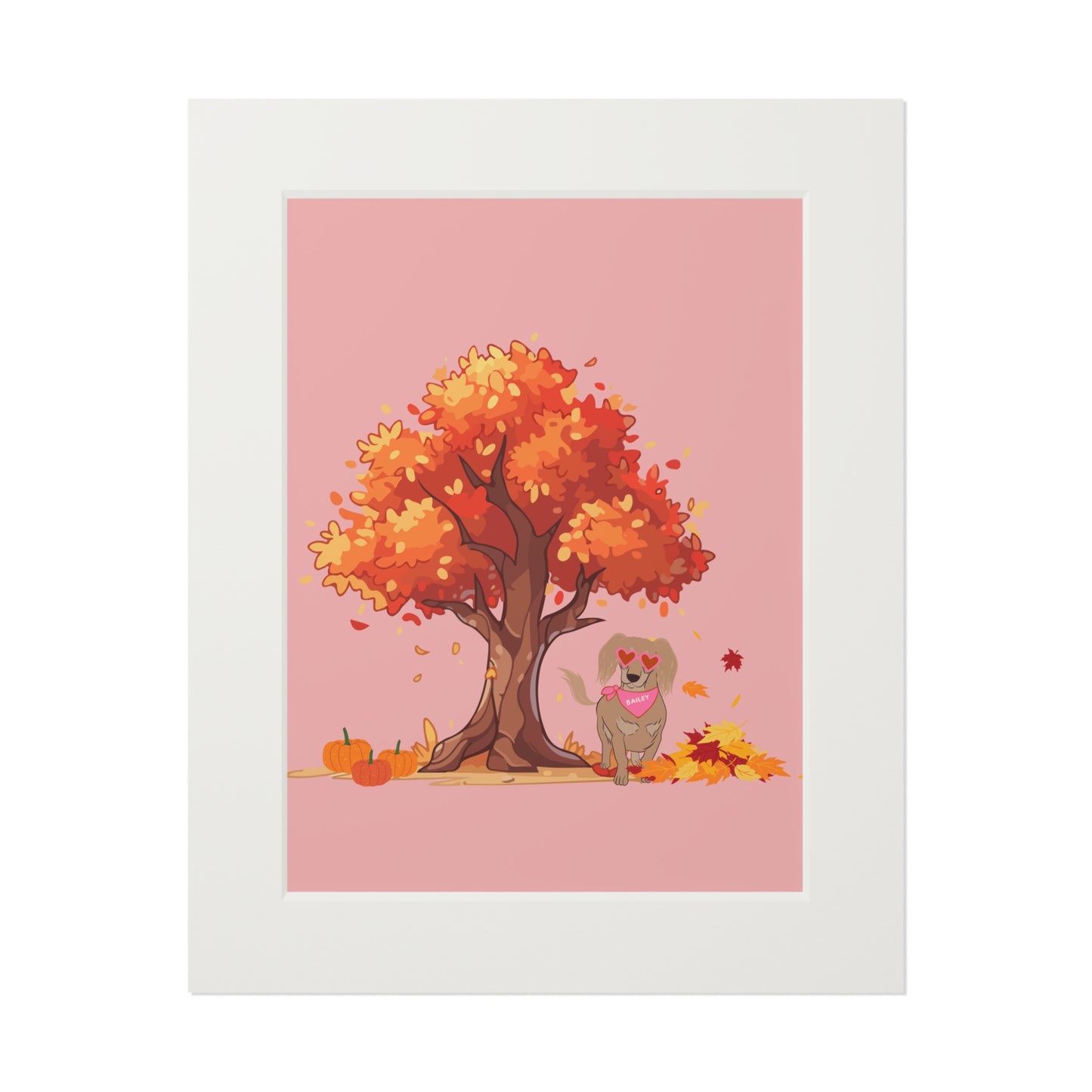 Bailey's Fine Art Print (Passepartout Paper Frame)