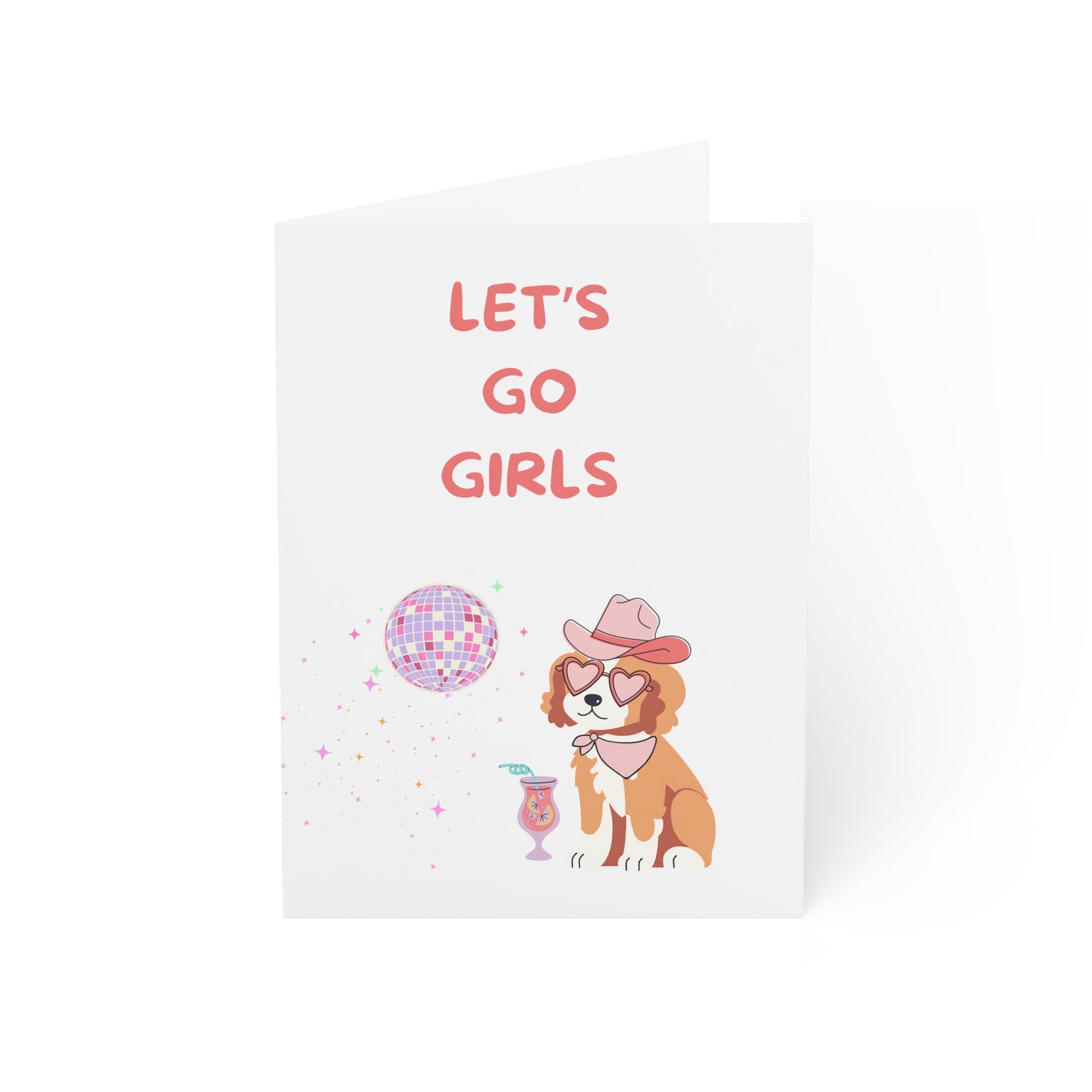 Let's Go Girls Greeting Cards