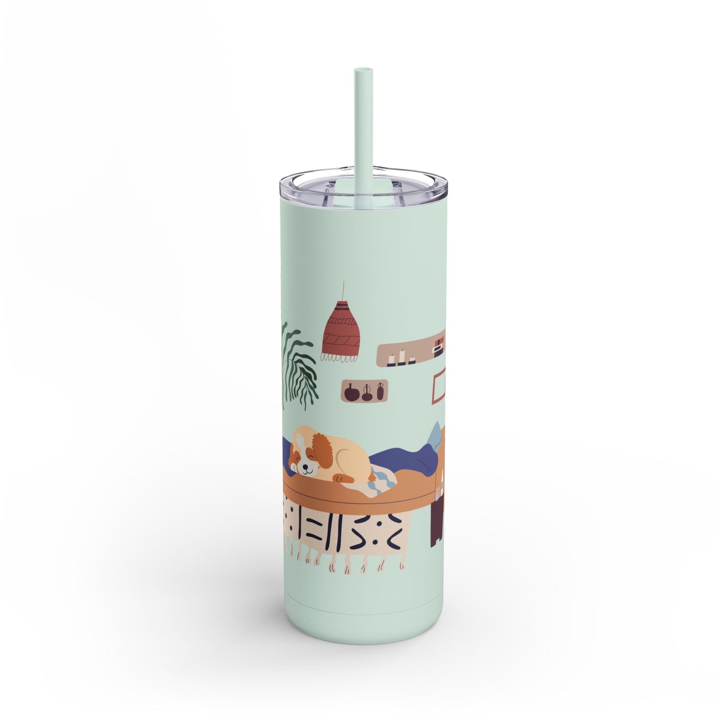 Cozy Pup Skinny Matte Tumbler