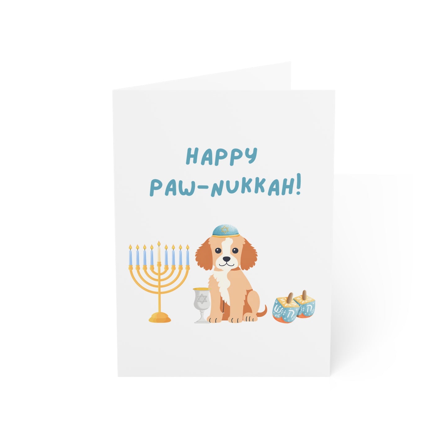 Happy Paw-nukkah Greeting Cards
