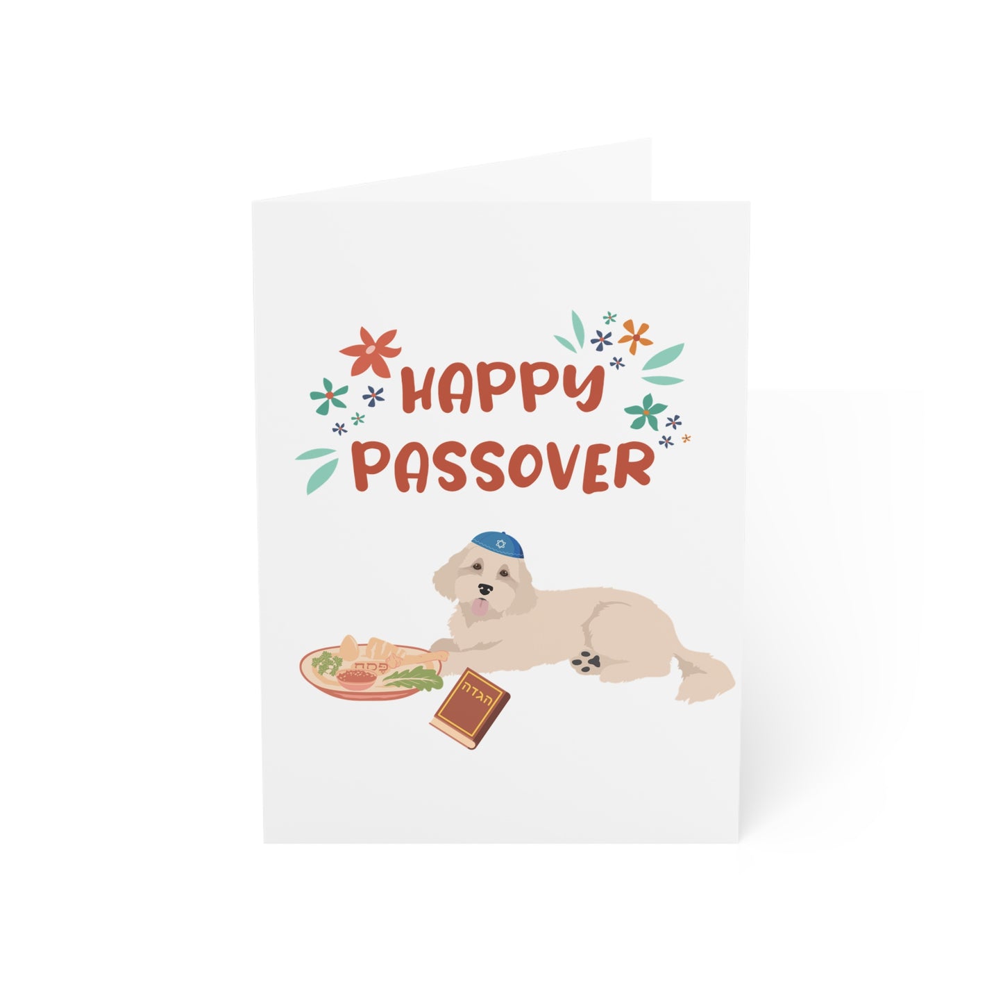 Passover Poodle Greeting Cards