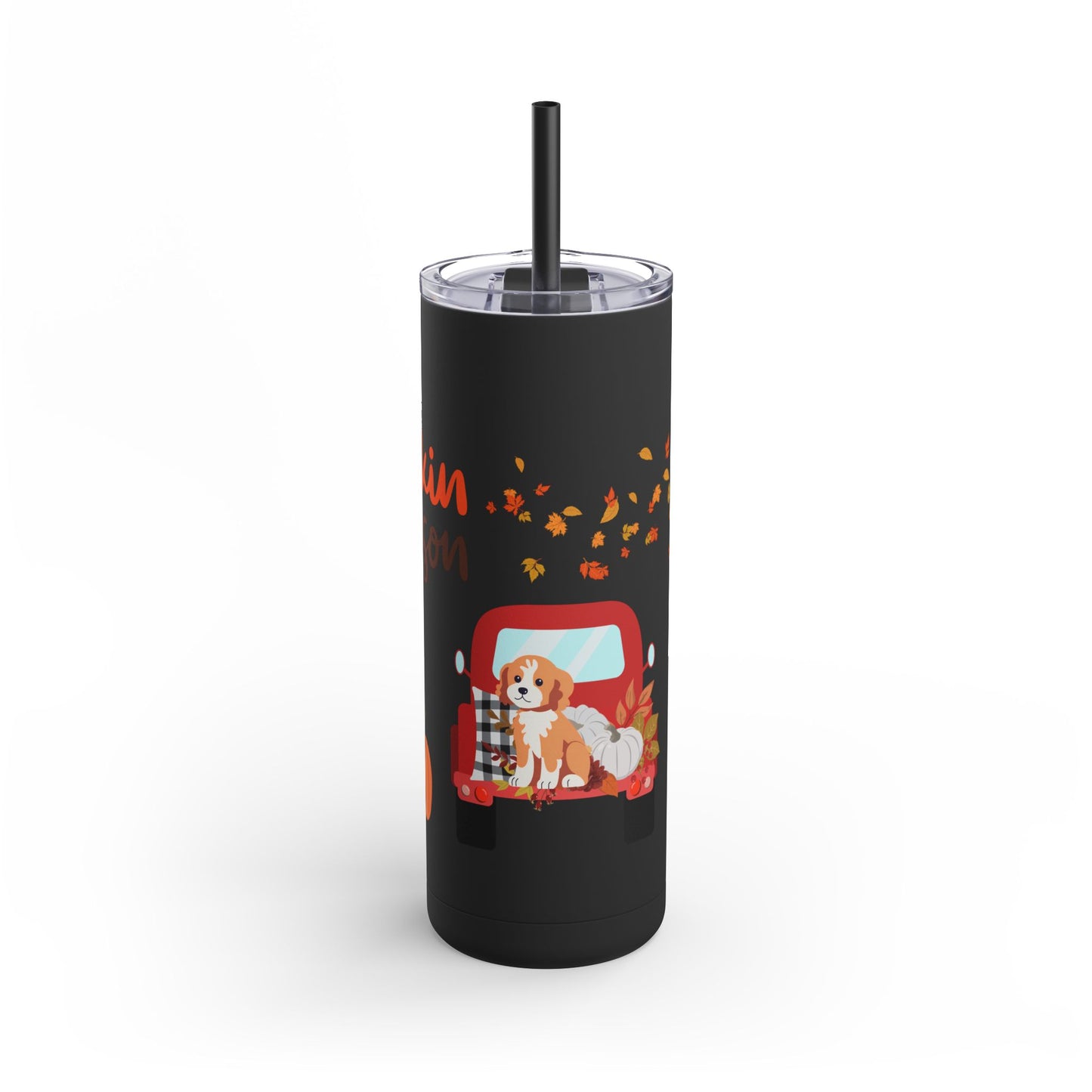 Pumpkin Season Skinny Matte Tumbler