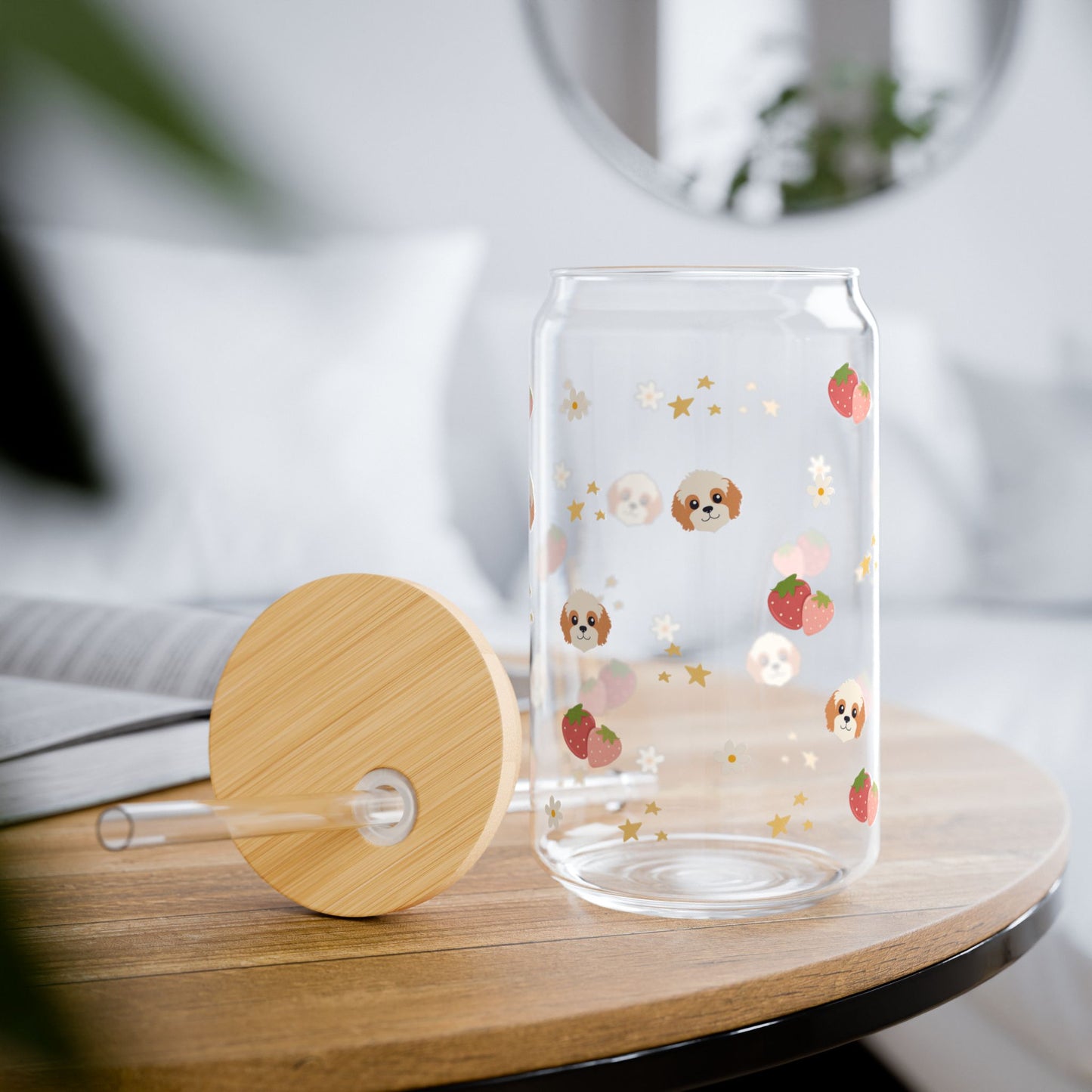 Maisie's Strawberry Delight Sipper Glass