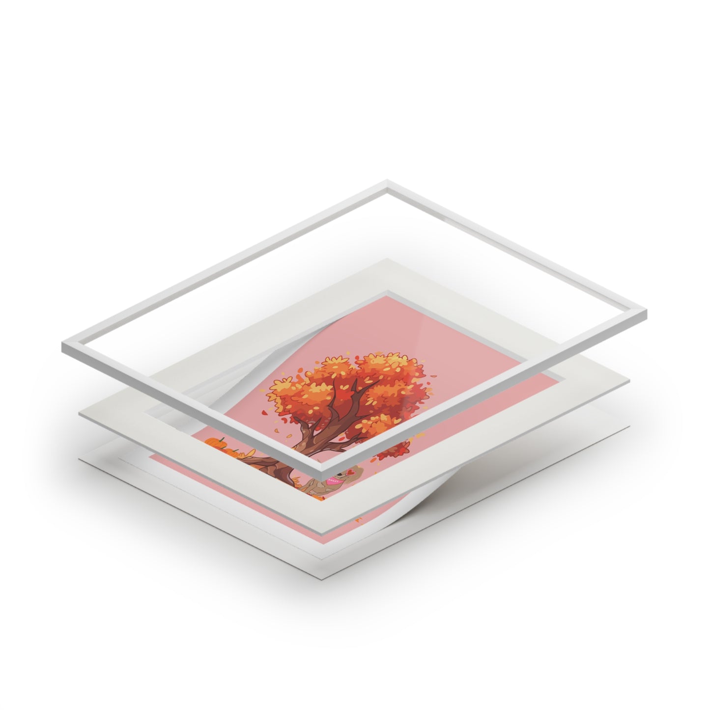 Bailey's Fine Art Print (Passepartout Paper Frame)
