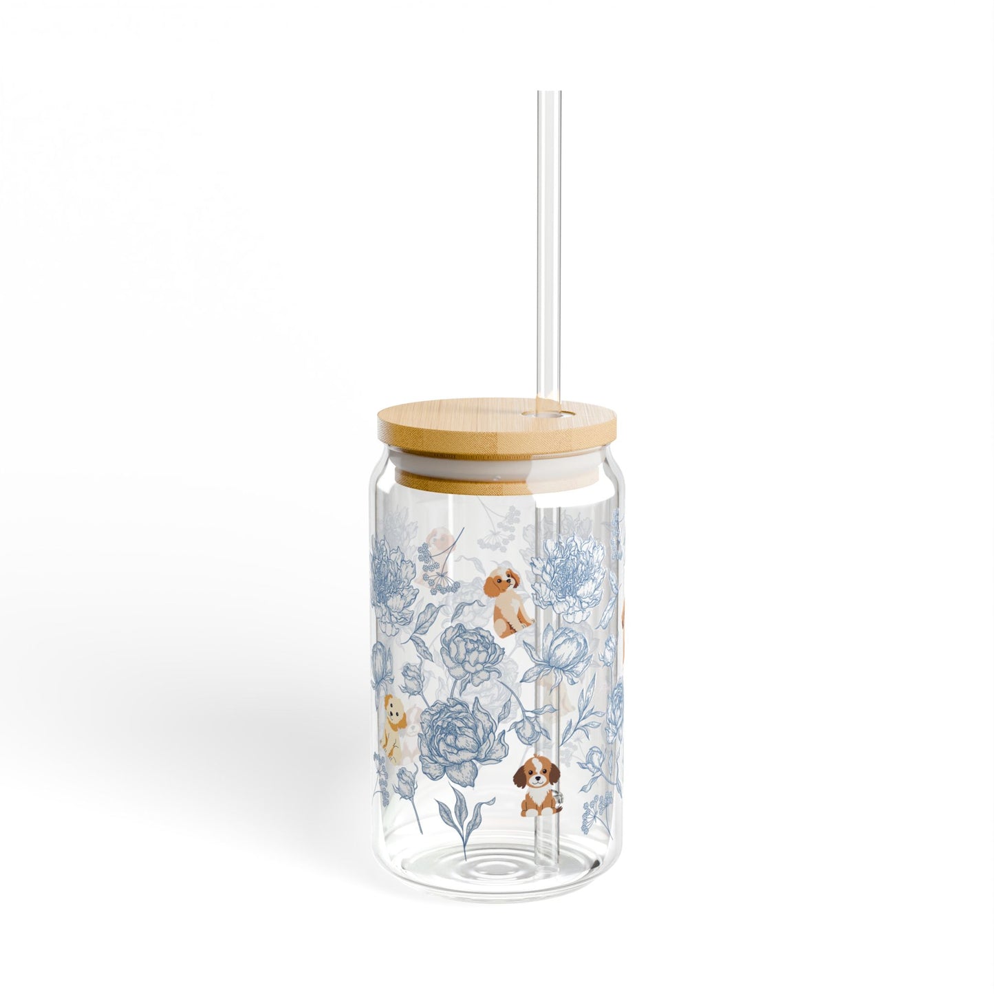 London Fog Doodle Pups Sipper Glass