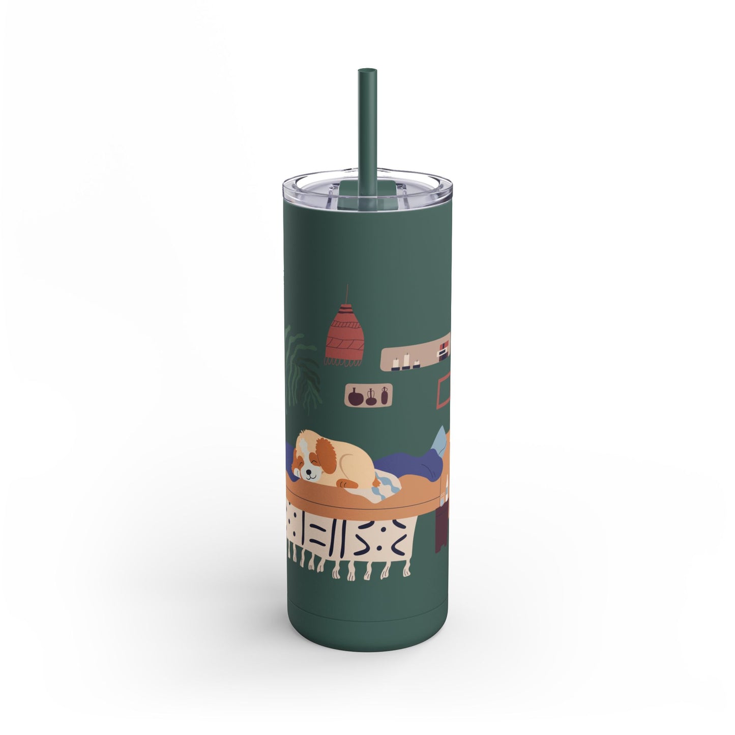Cozy Pup Skinny Matte Tumbler