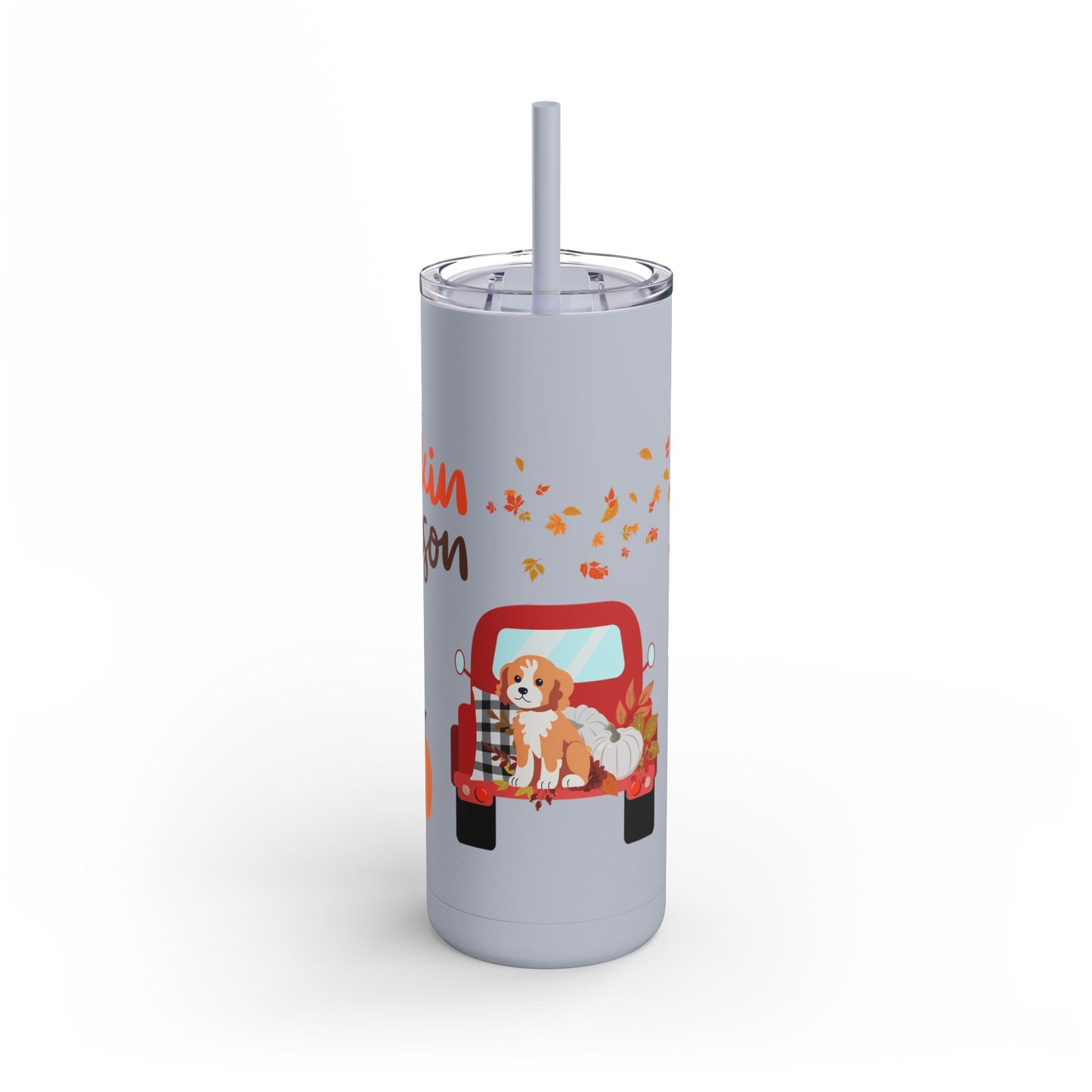 Pumpkin Season Skinny Matte Tumbler