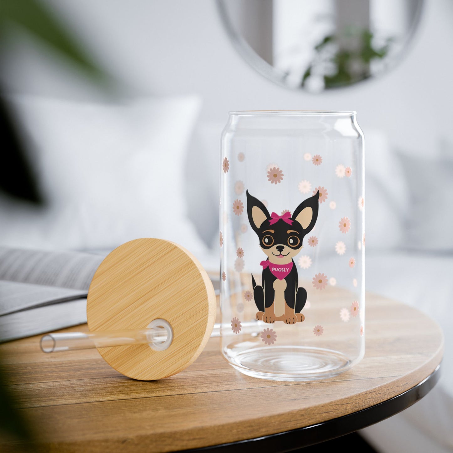 Pugsly's Sipper Glass
