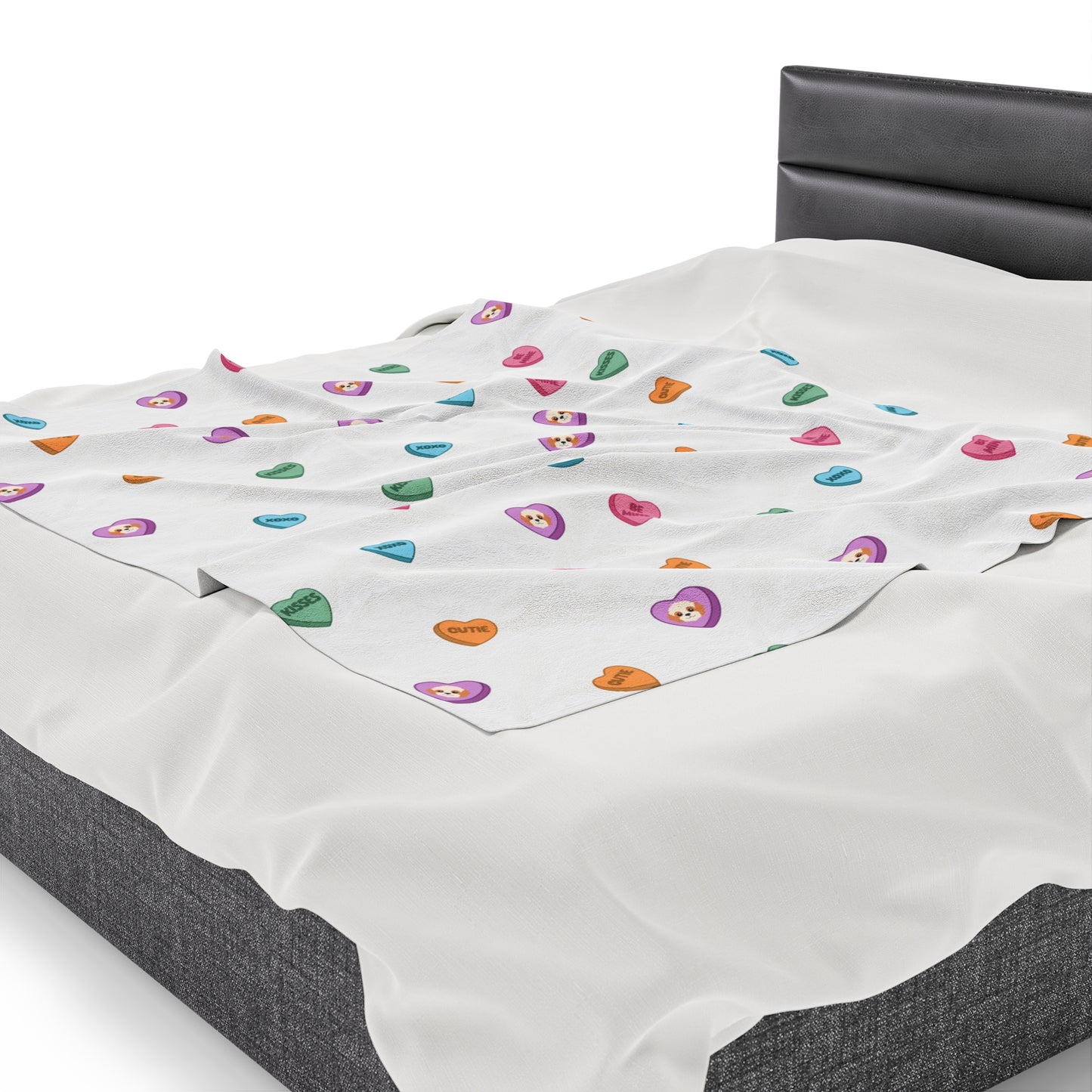 Cavapoo Kisses Plush Blanket