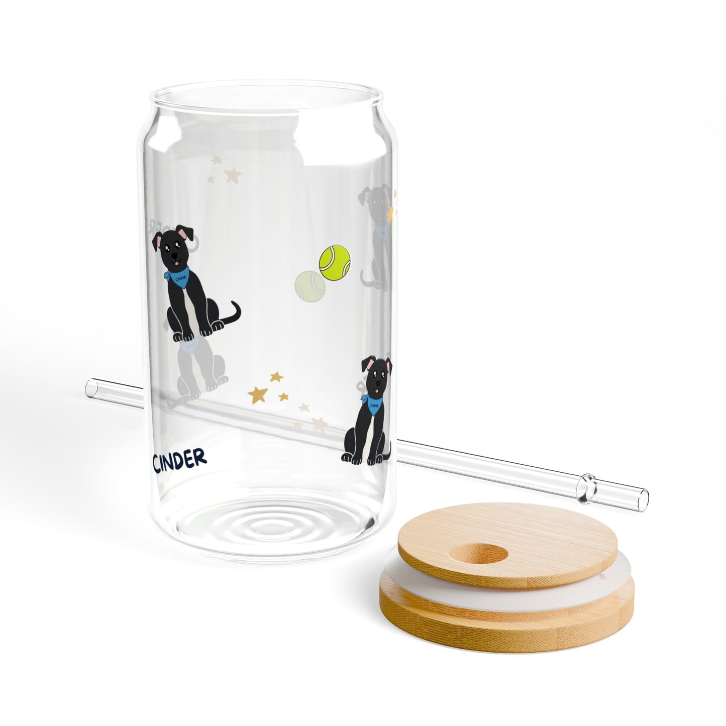 Cinder's Sipper Glass