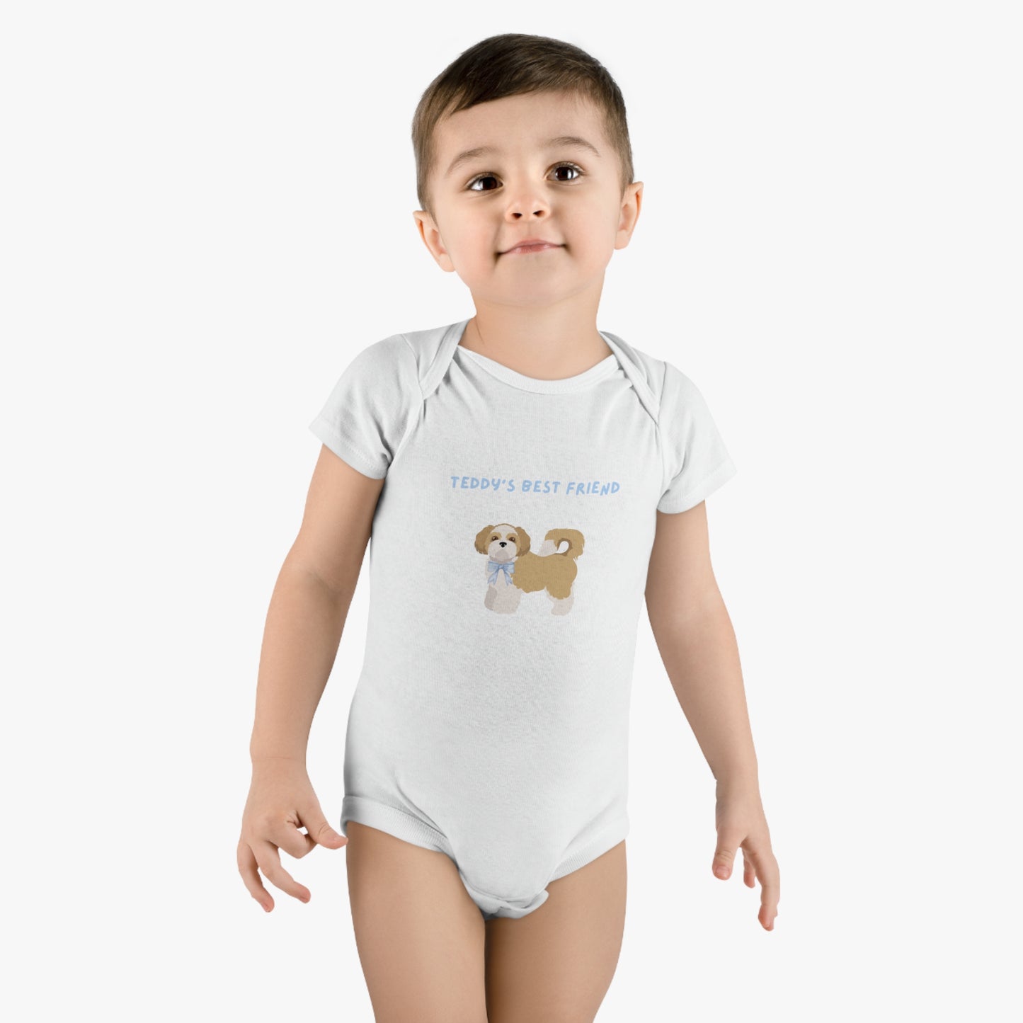 Teddy's BFF Baby Short Sleeve Onesie®