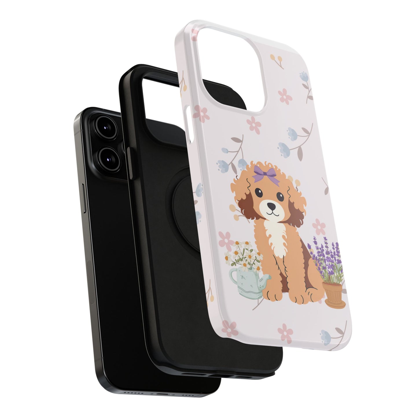 Dainty Day Poodle Impact-Resistant Case