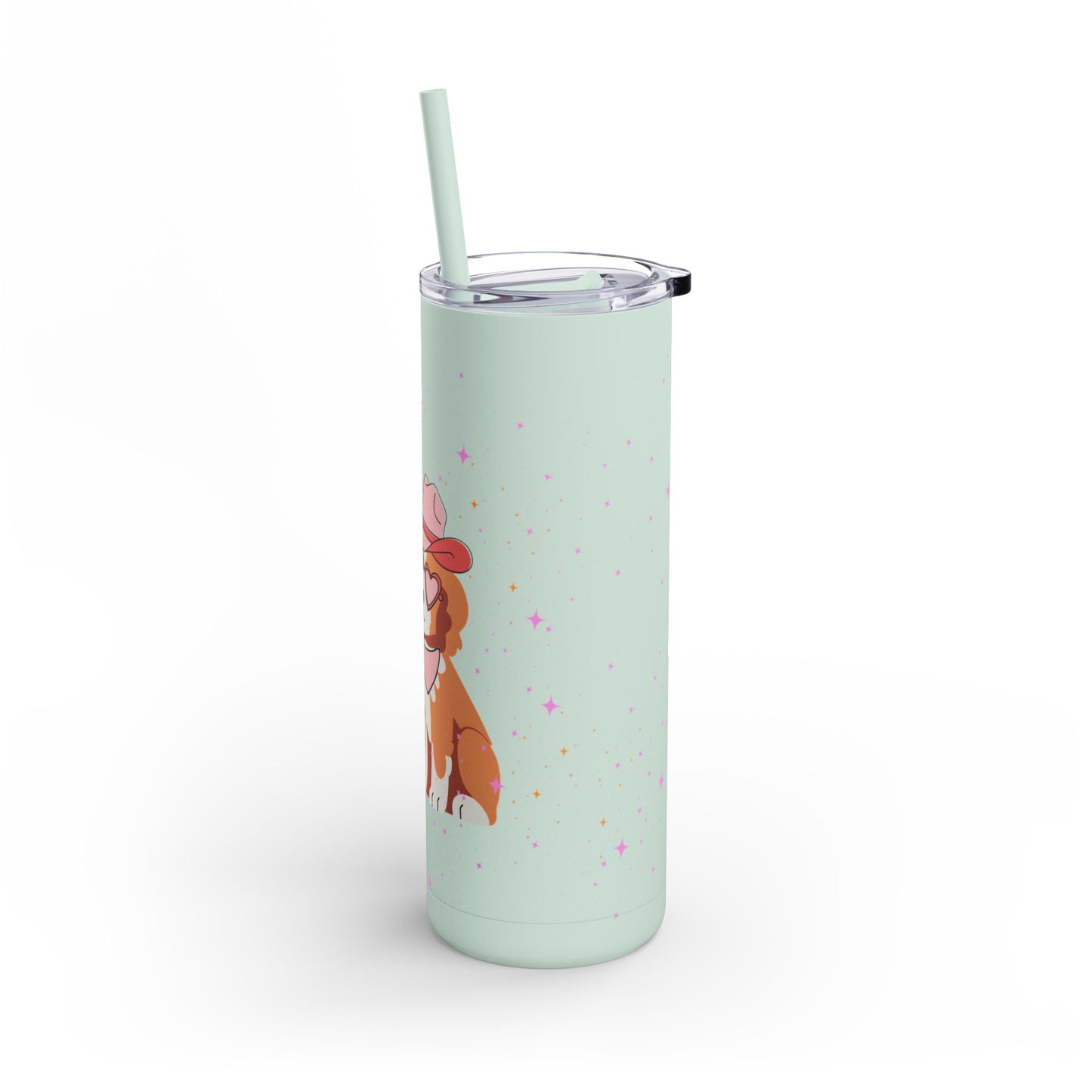 Let's Go Girls Skinny Matte Tumbler