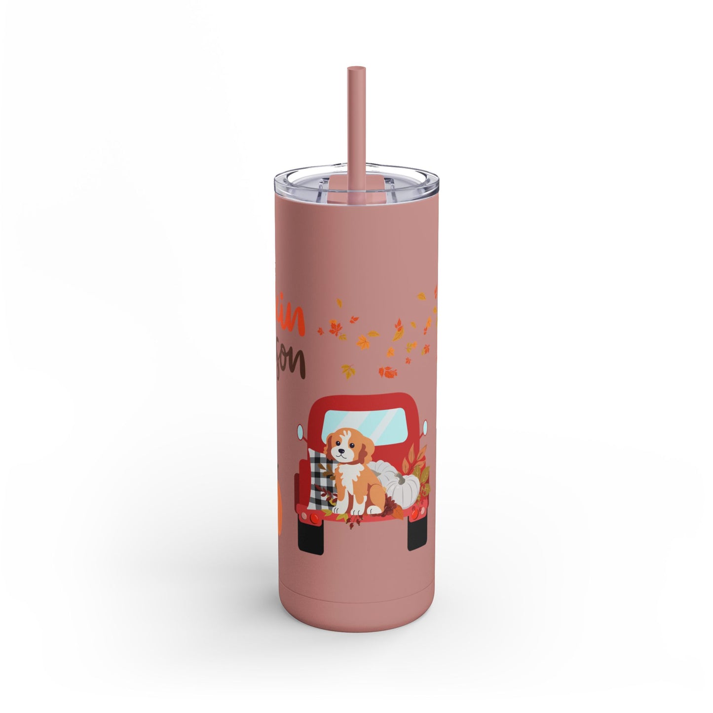 Pumpkin Season Skinny Matte Tumbler