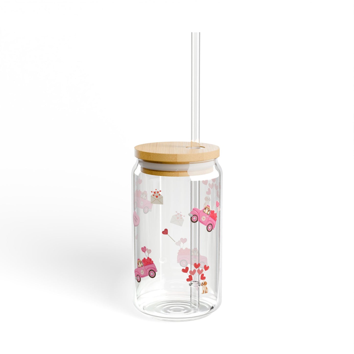 Doodle Be Mine Sipper Glass
