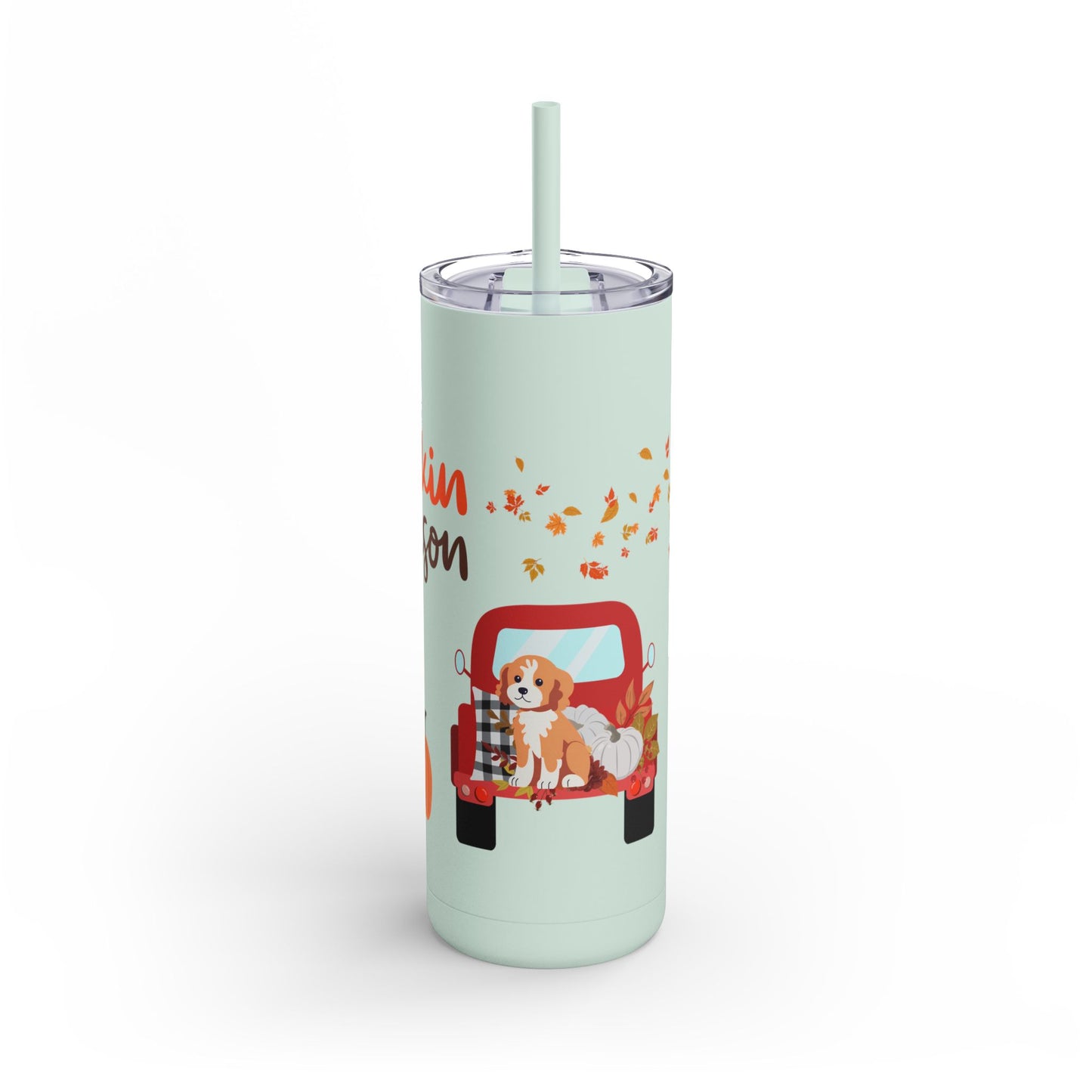 Pumpkin Season Skinny Matte Tumbler