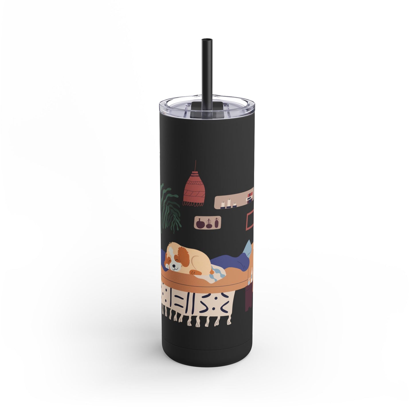Cozy Pup Skinny Matte Tumbler