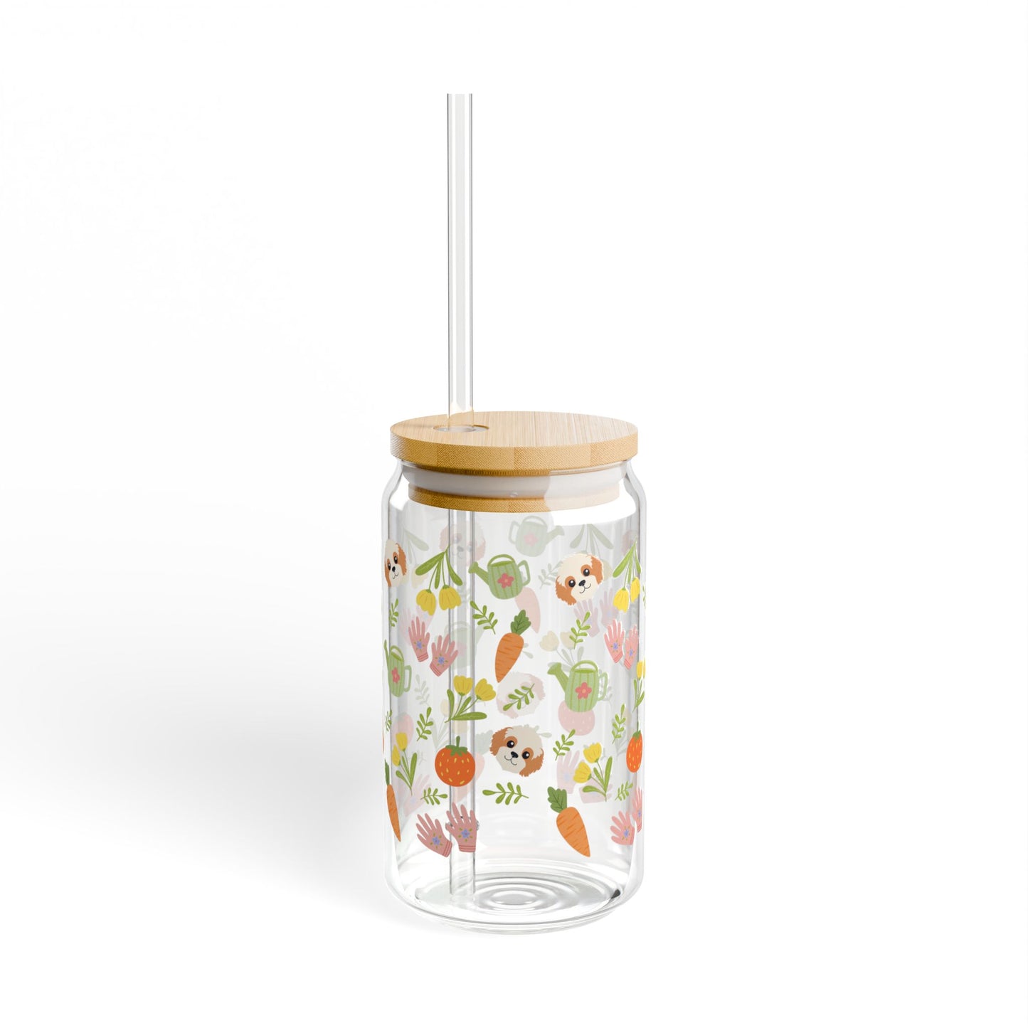 Gardening Fruit Pup Sipper Glass