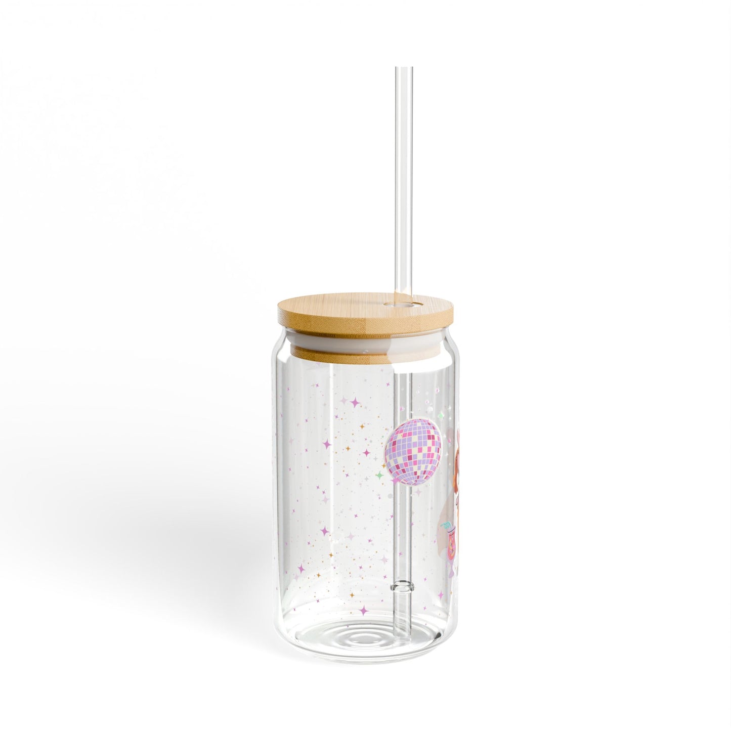 Let's Go Girls Sipper Glass