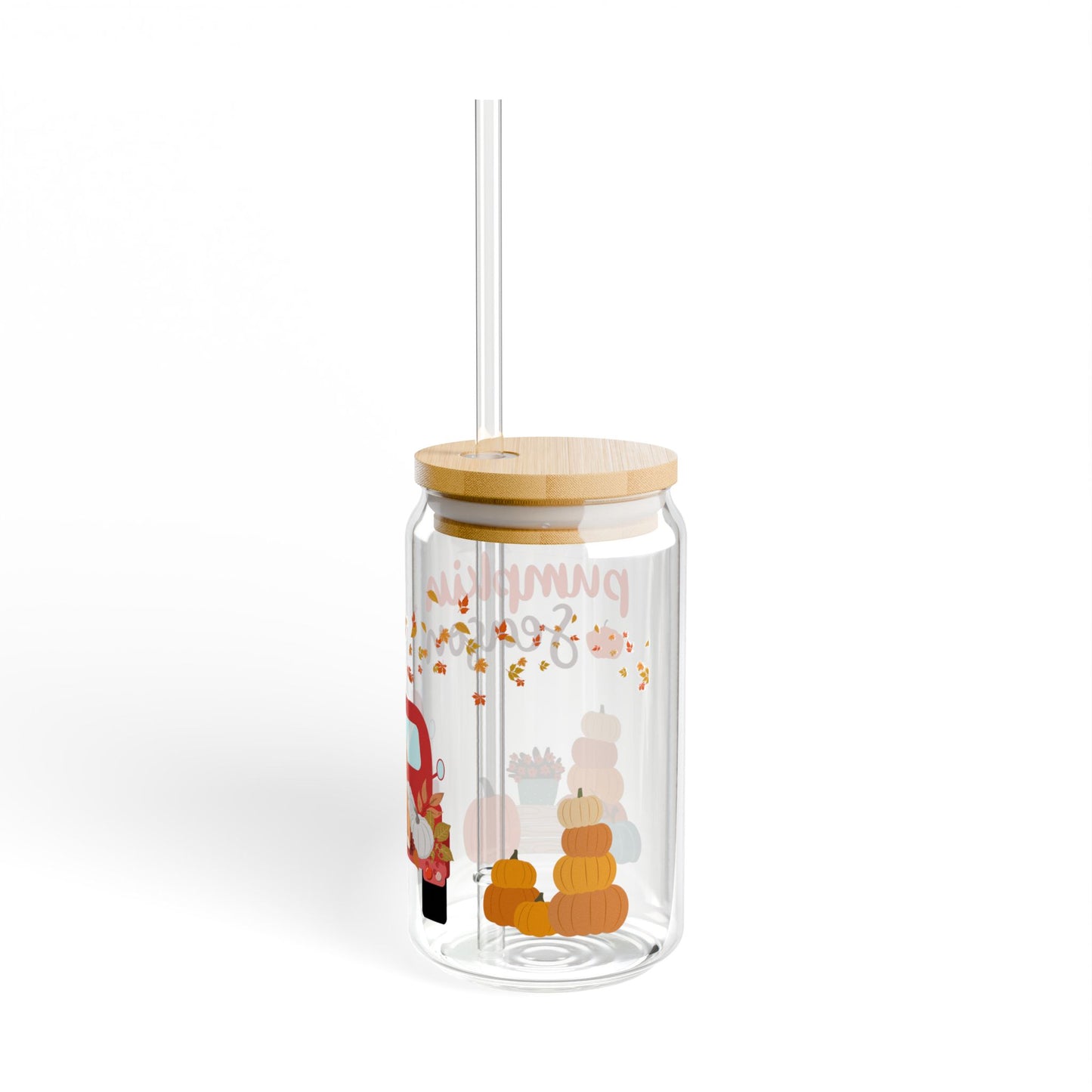 Pumpkin Season Sipper Glass