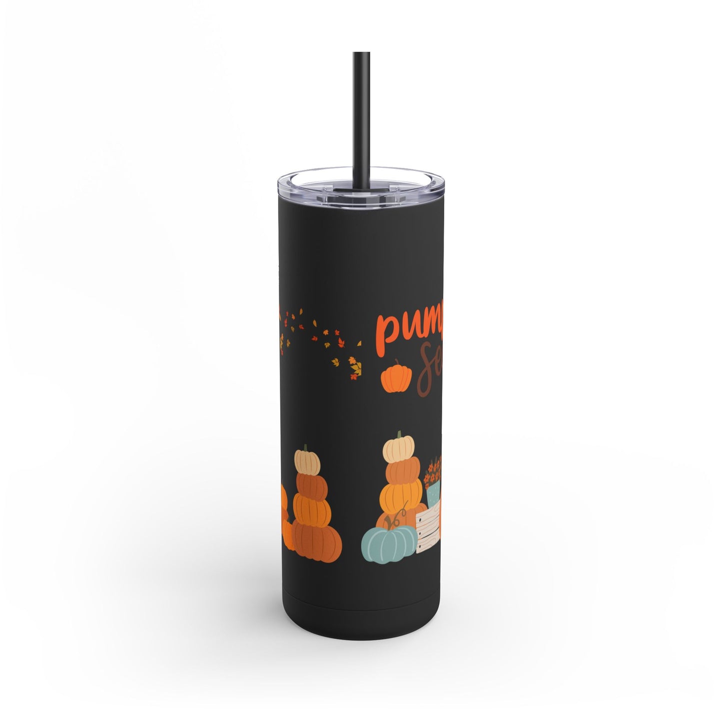Pumpkin Season Skinny Matte Tumbler