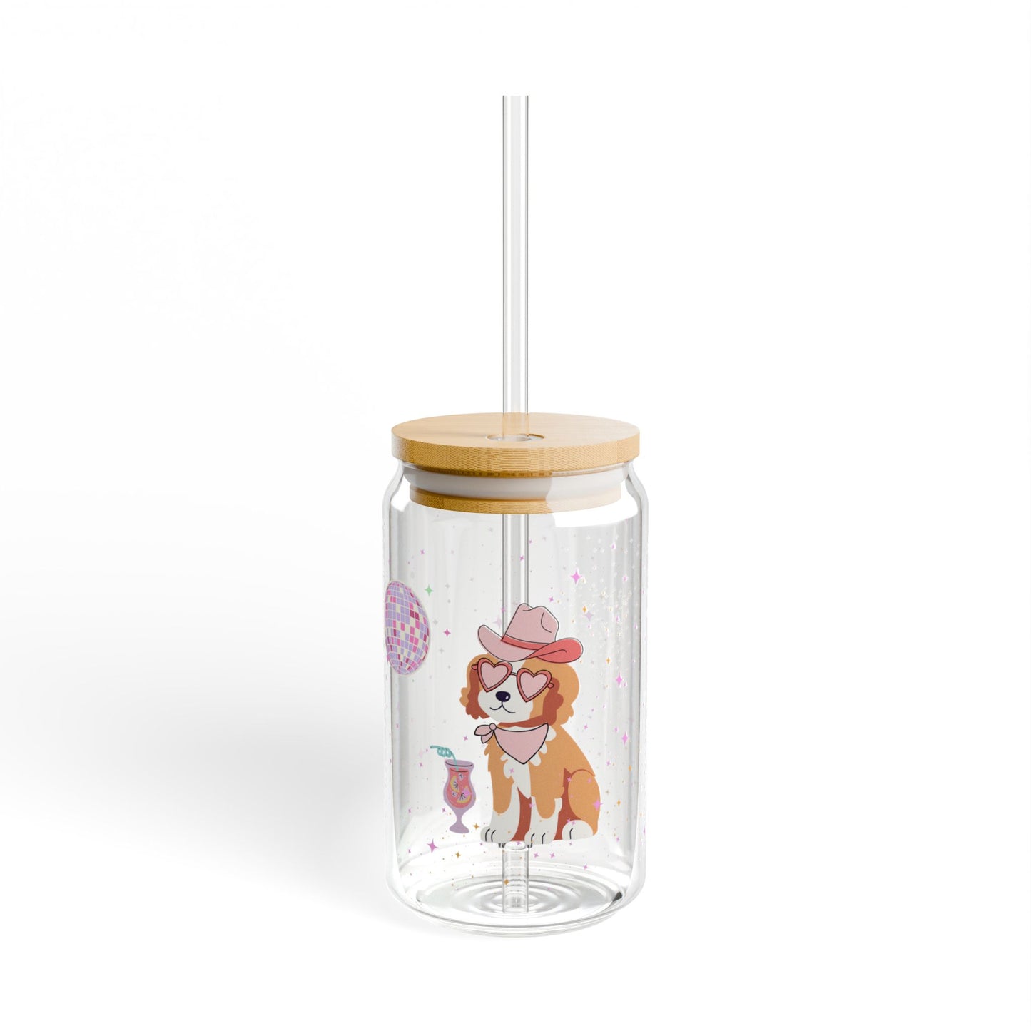 Let's Go Girls Sipper Glass